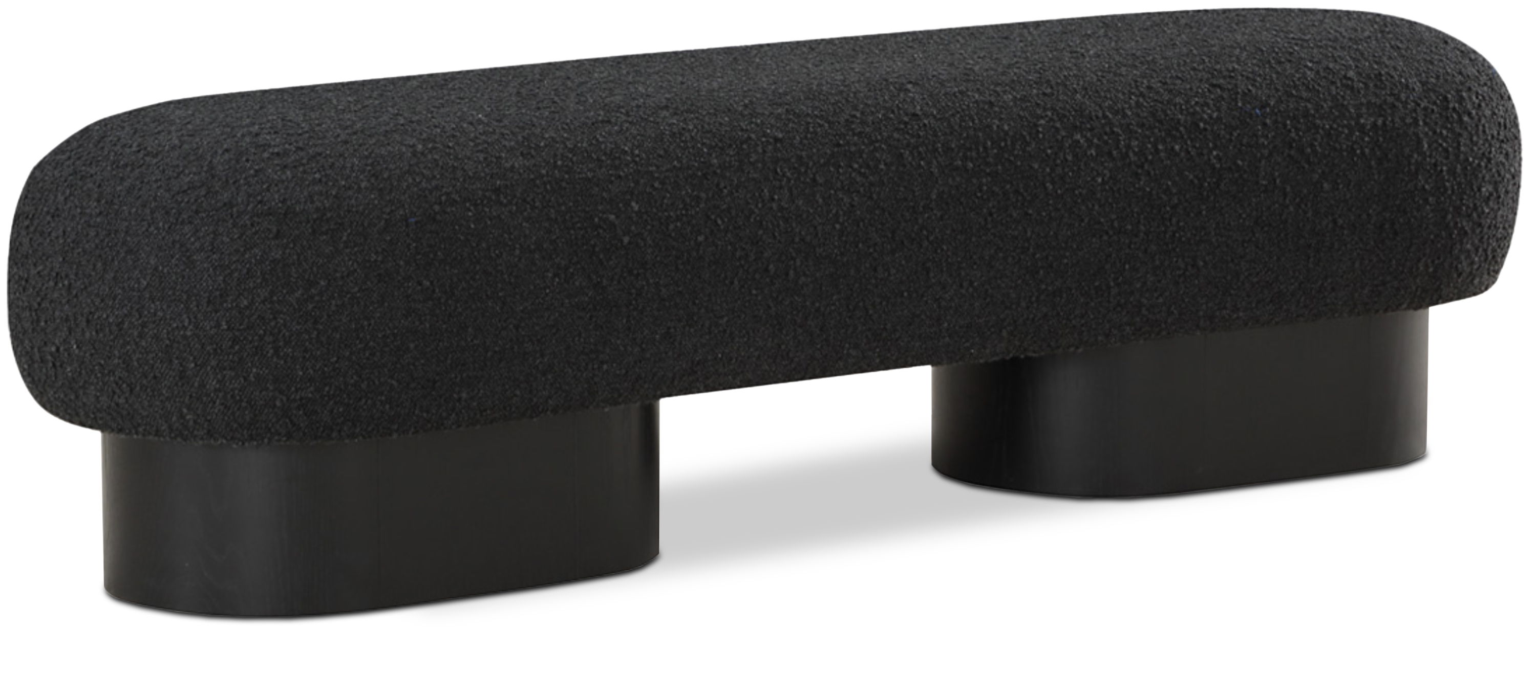 Robertson - Bench With Black Base - Black
