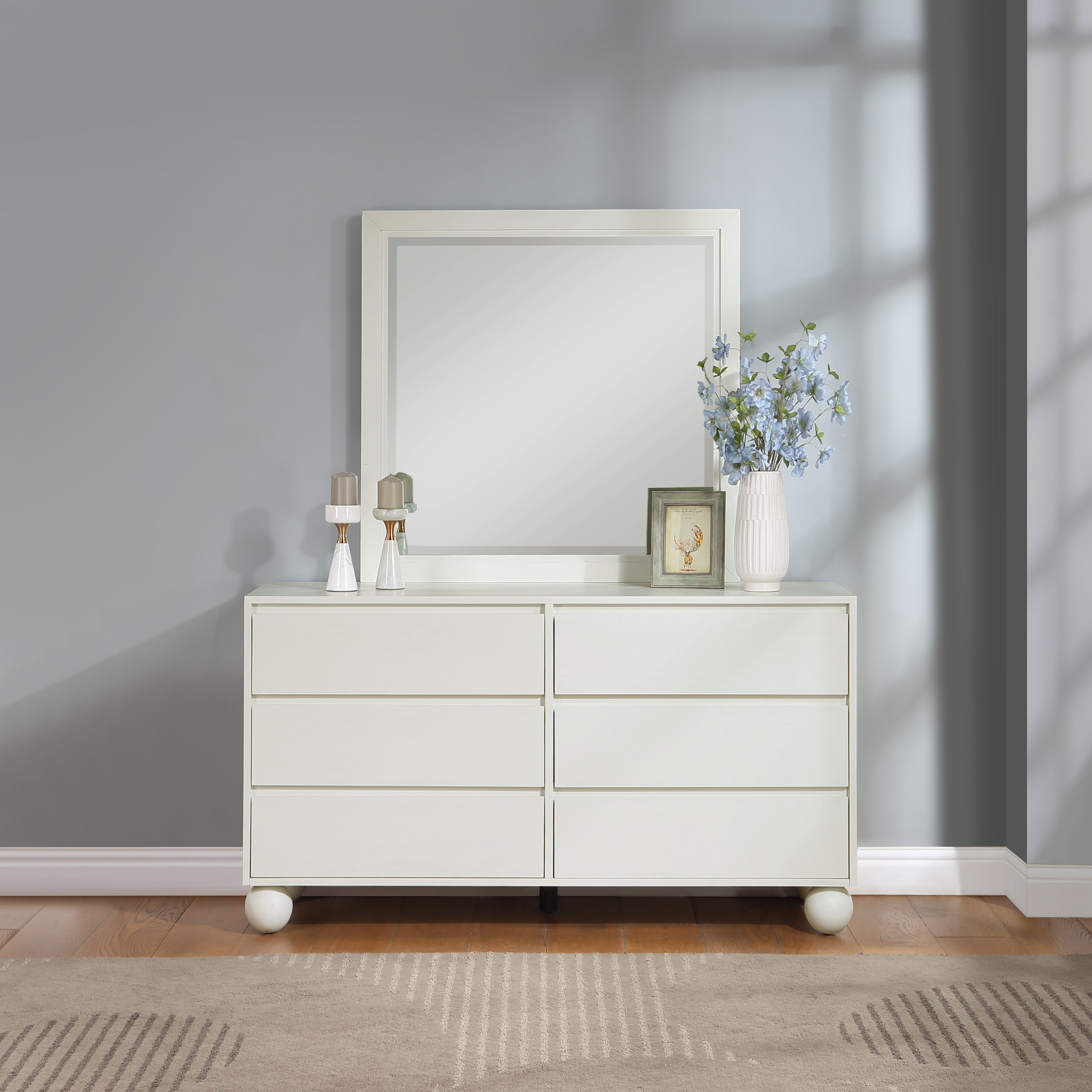 Kent - Mirror - Cream