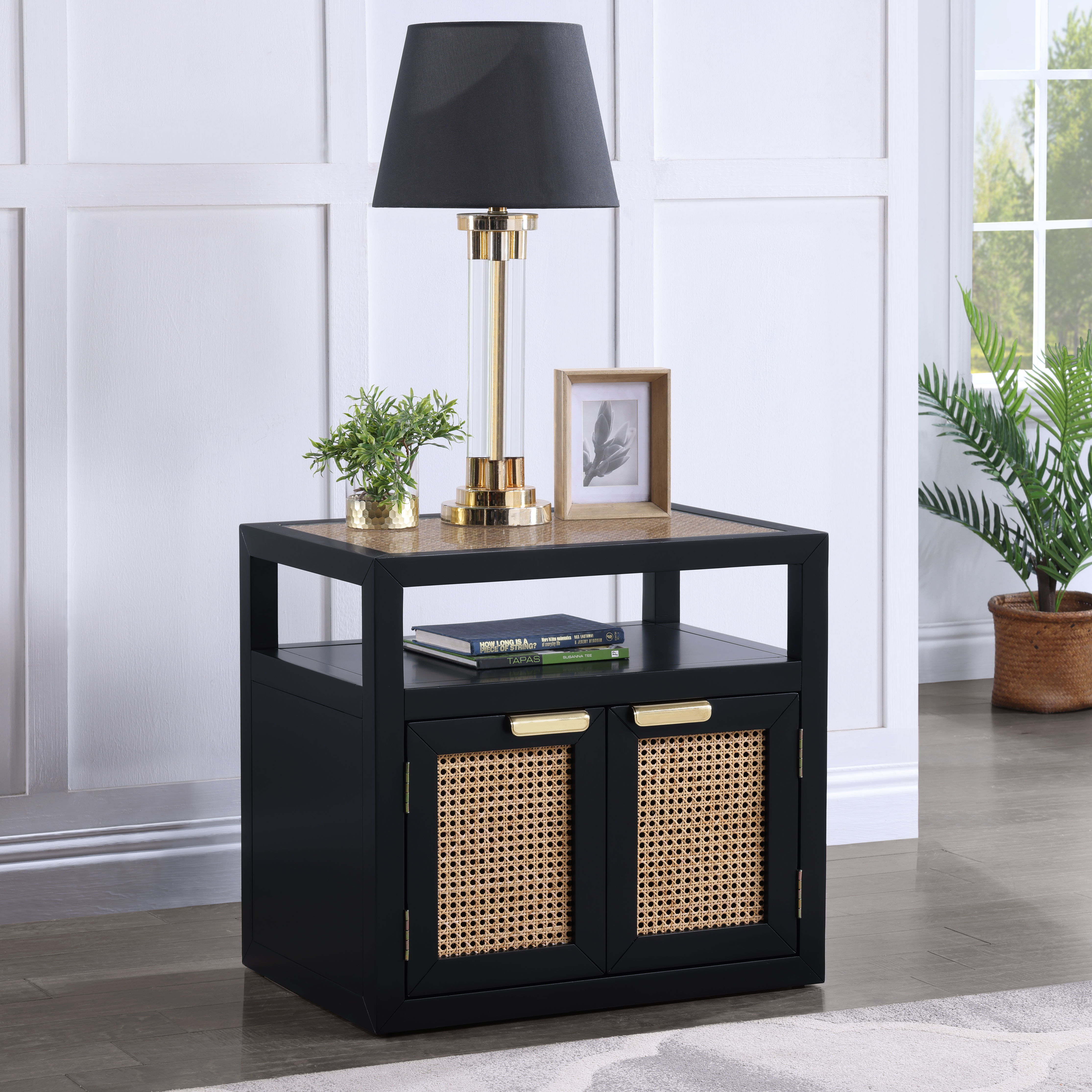 Cole - Night Stand - Black