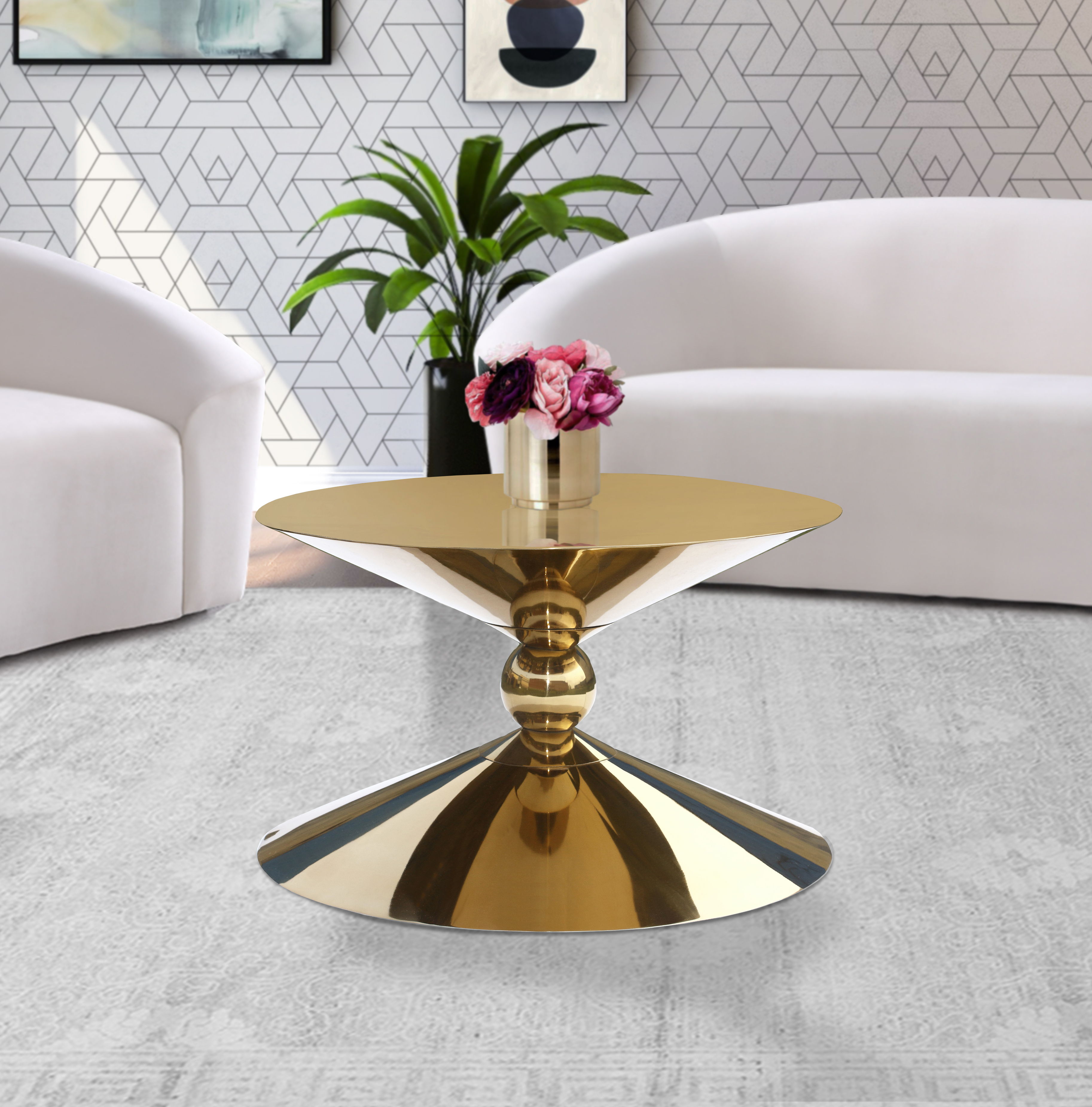 Malia - Coffee Table - Gold