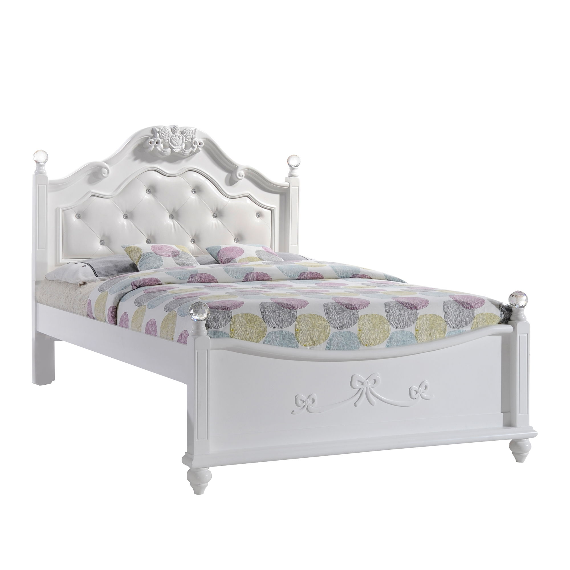 Alana - Full Platform 5 Piece Bedroom Set - White