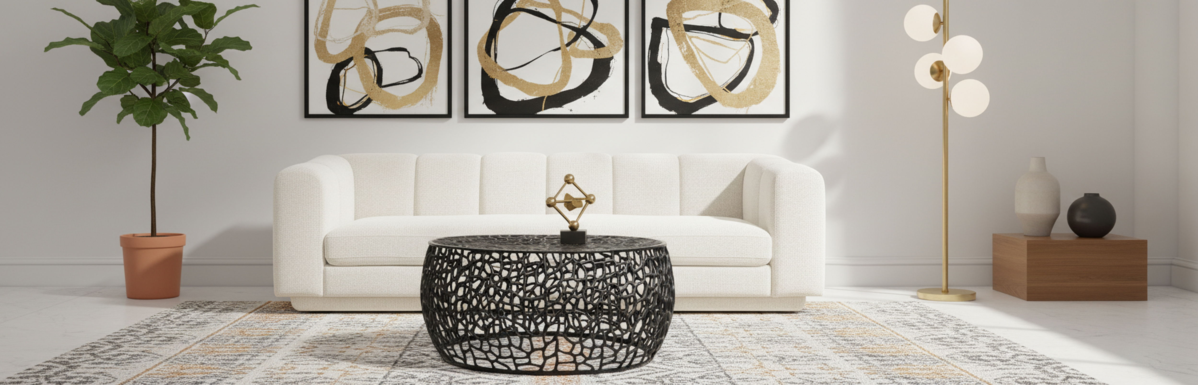 Priya - Coffee Table - Black