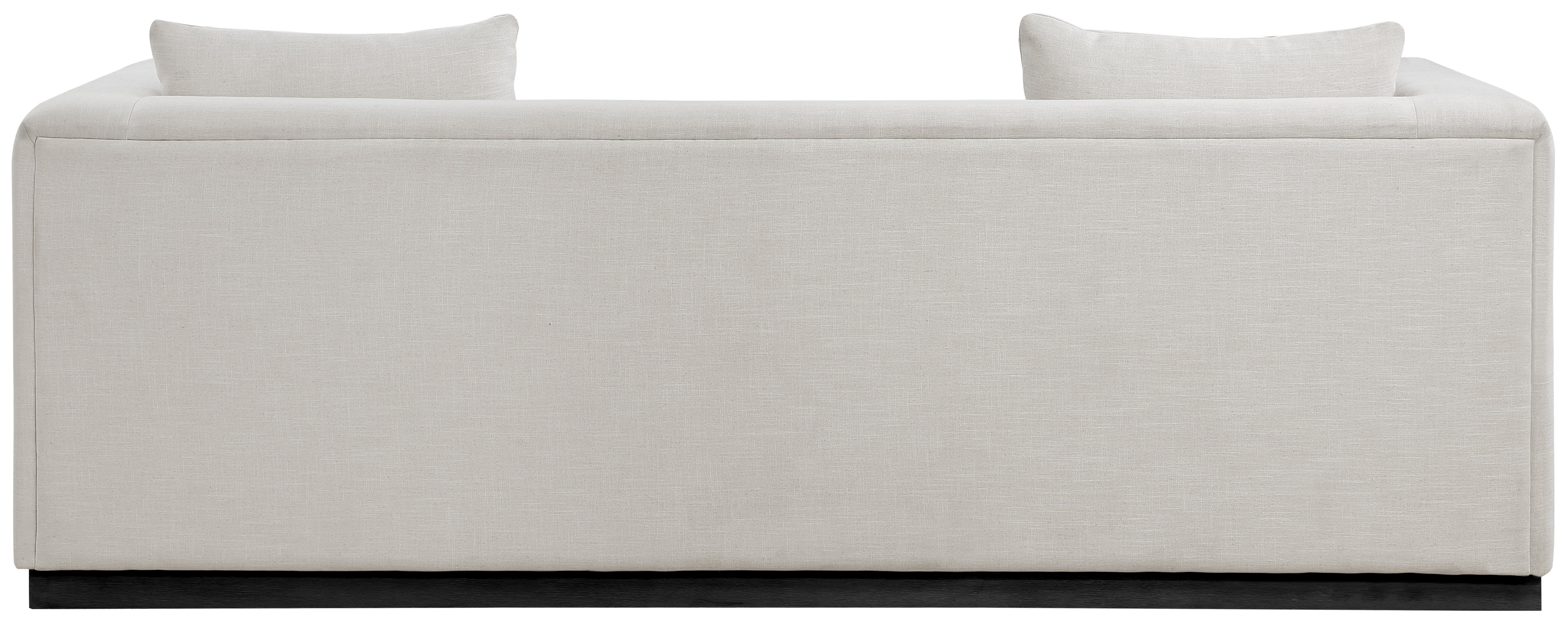 Alfie - Linen Textured Fabic Sofa - Beige