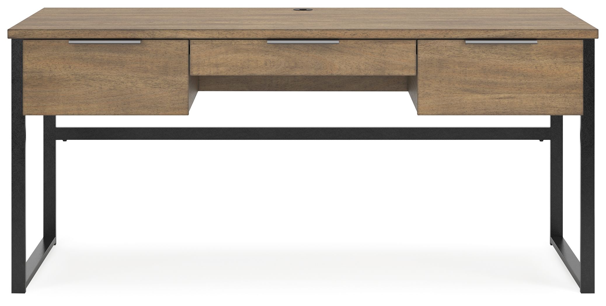 Ashley Furniture Montia - Home Office Desk - Light Brown - Image 5
