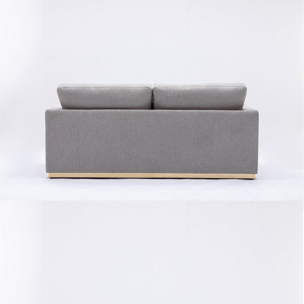 Valin - Sofa - Gray Linen, light gray, view 3