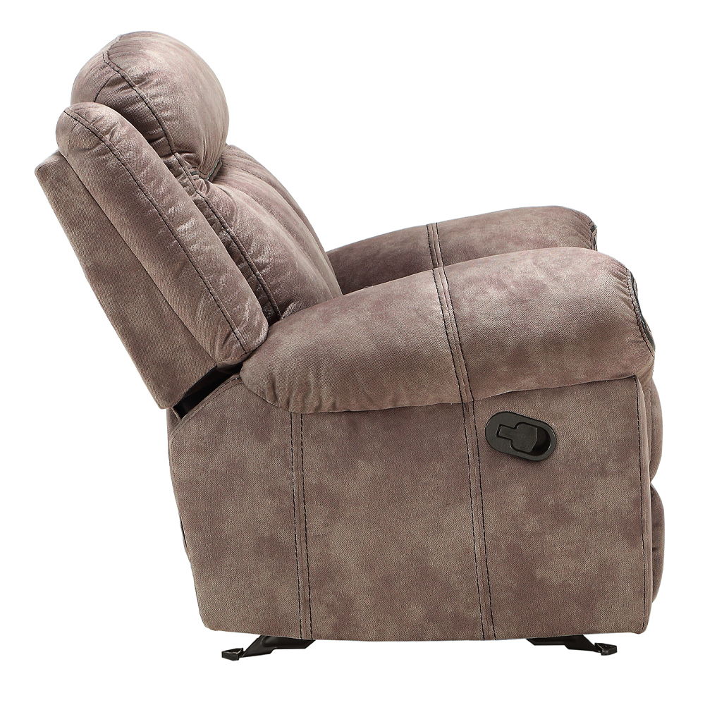 Zubaida - Motion Glider Recliner - Two Tone Chocolate Velvet, dark brown, view 3