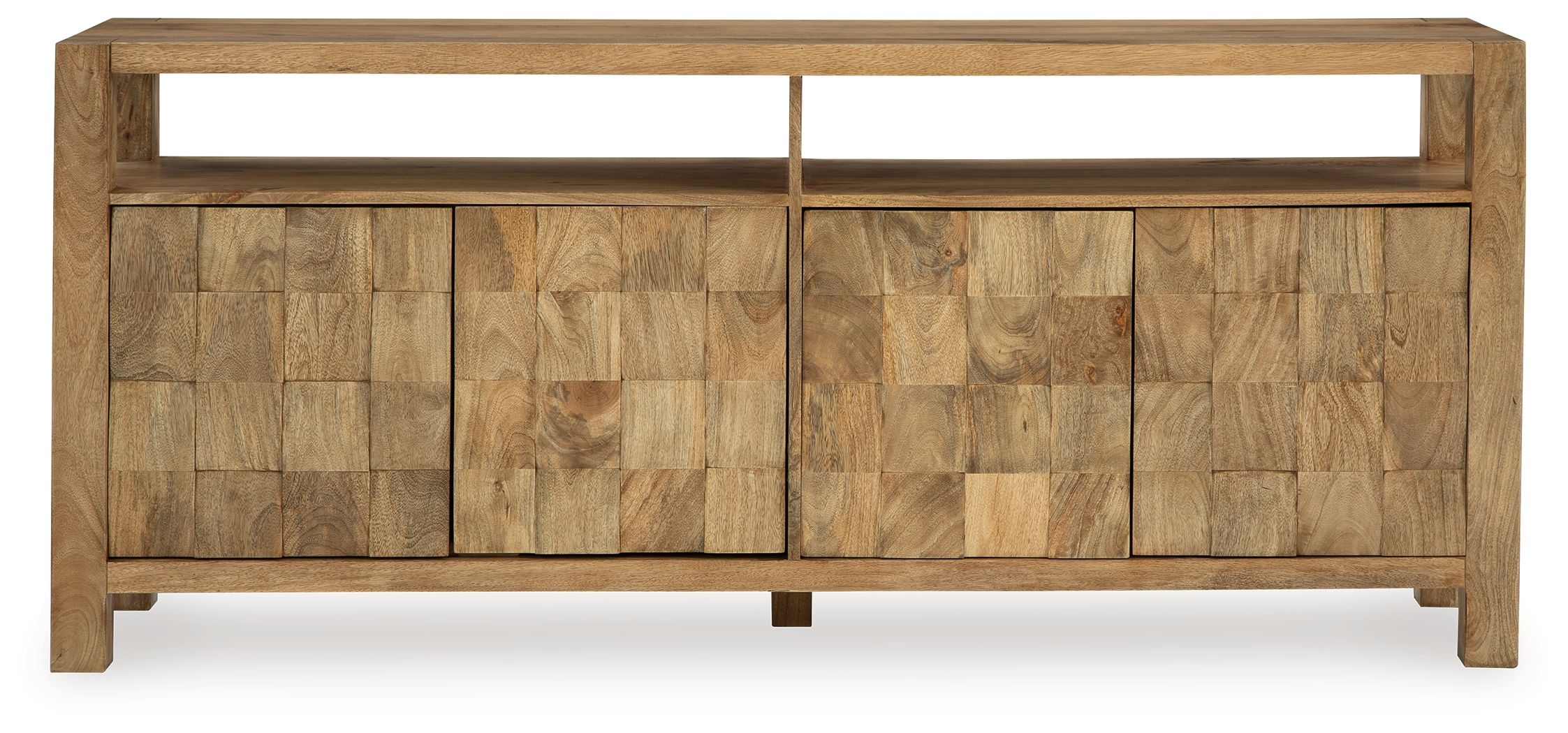 Ashley Furniture Hudwick - Accent Cabinet - Natural Brown - Image 4