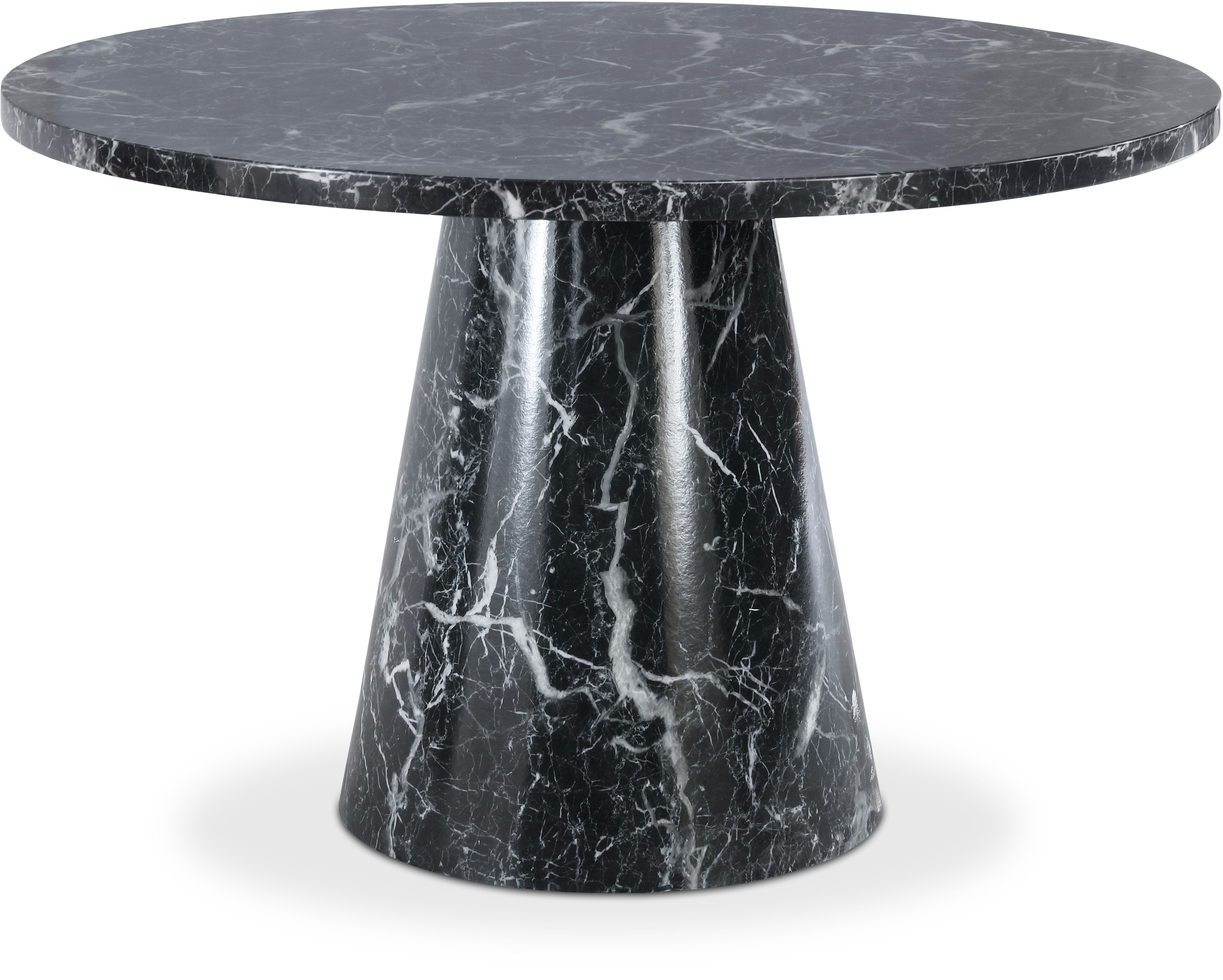 Omni - Coffee Table - Black - Marble/Stone