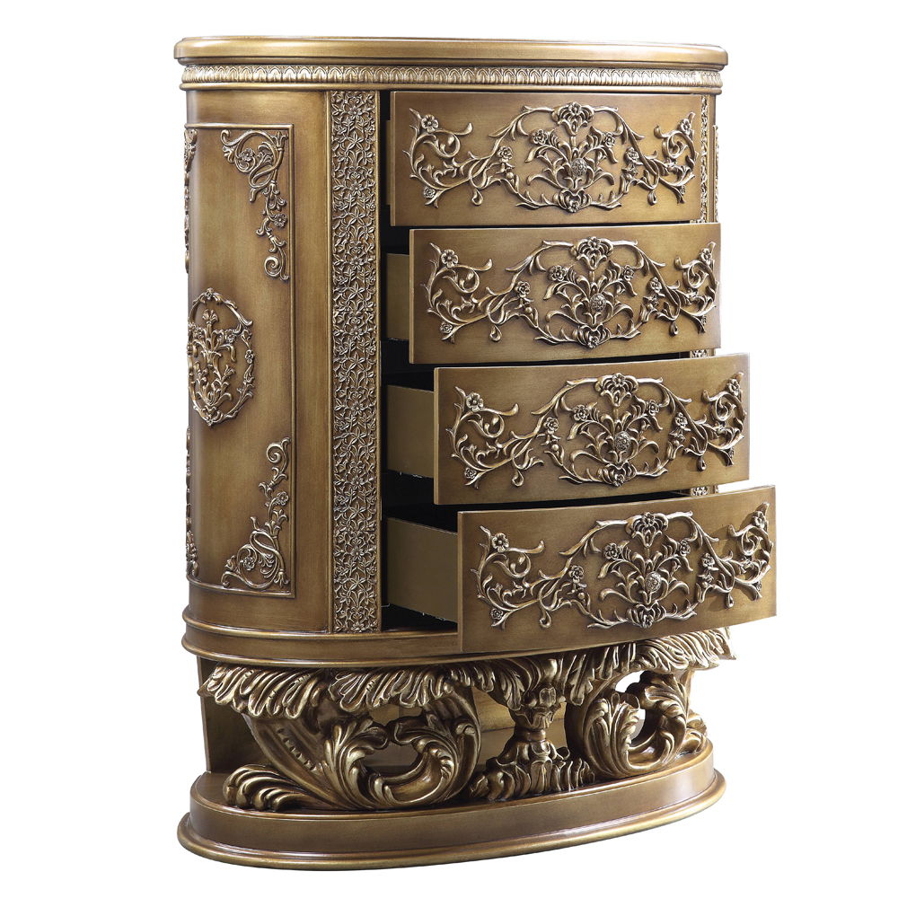 Constantine - Chest - Brown & Gold, dark brown, view 3