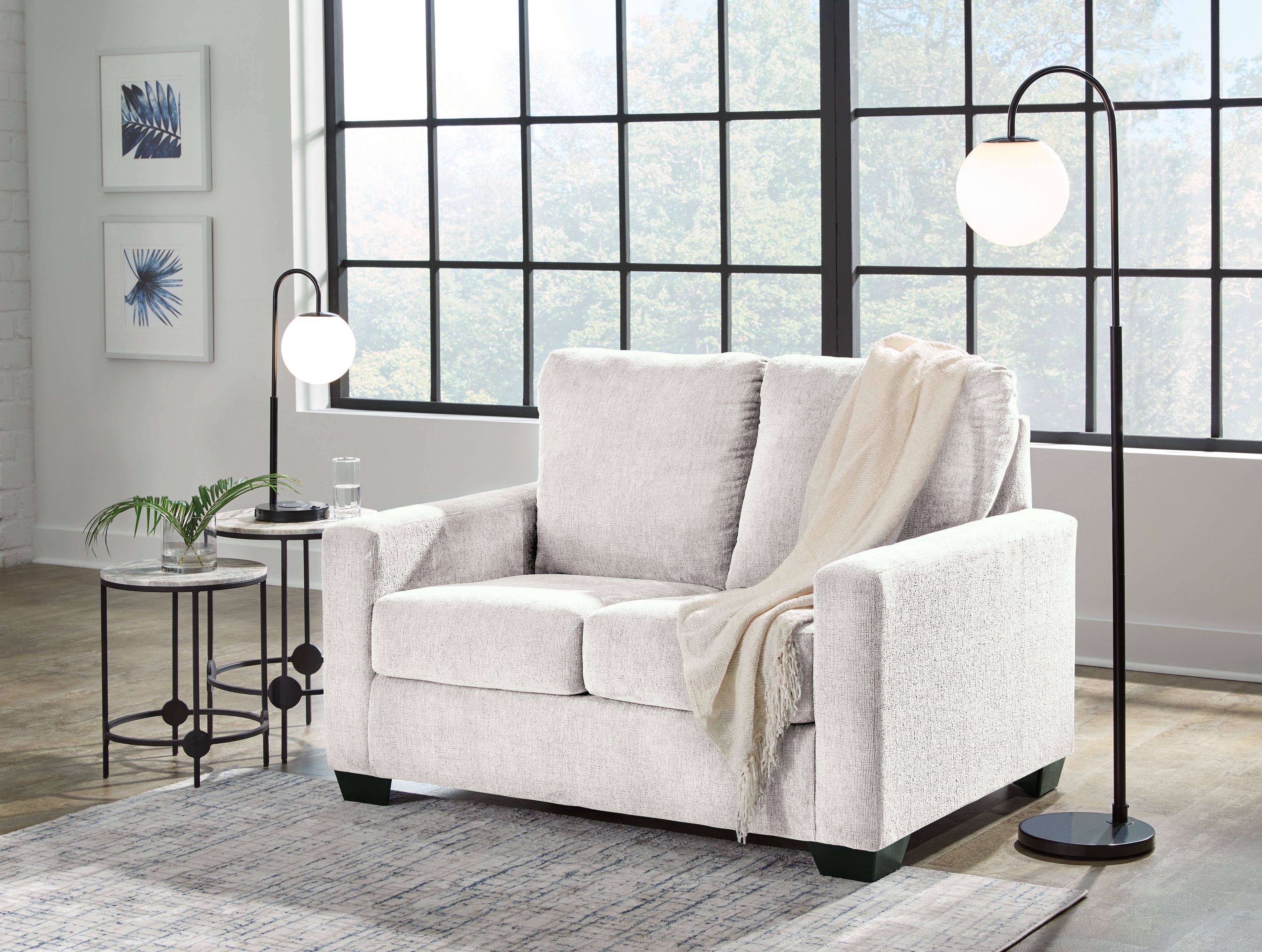 Rannis - Twin Sofa Sleeper - Snow