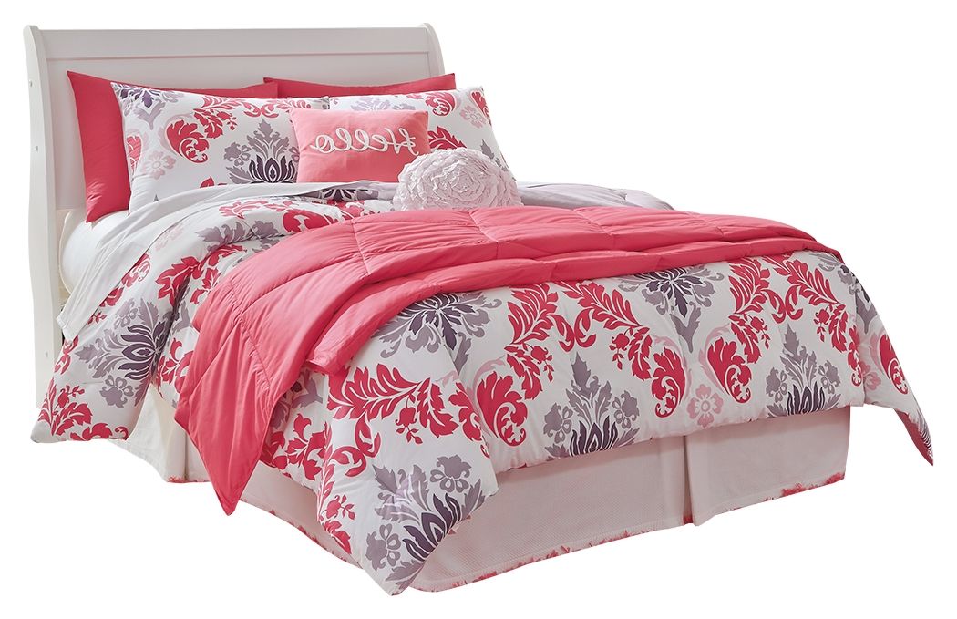 Anarasia – Full Sleigh Headboard – White