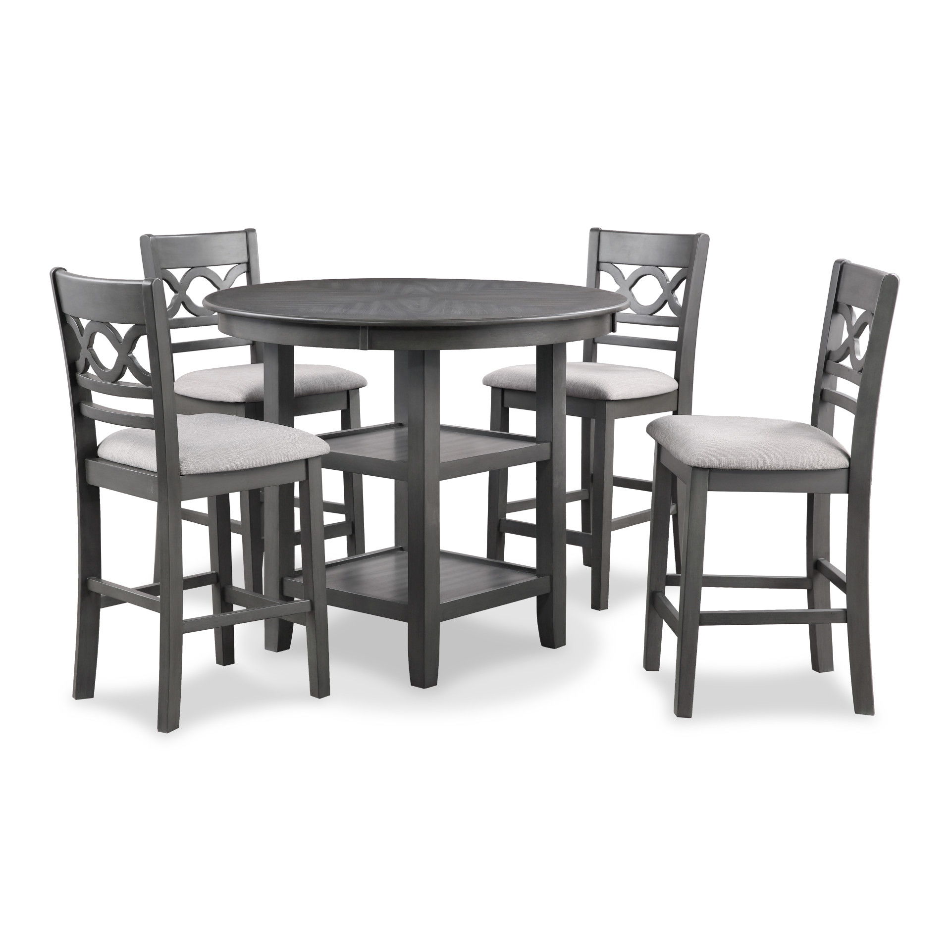 Cori - 5 Piece Counter Dining Set - Gray