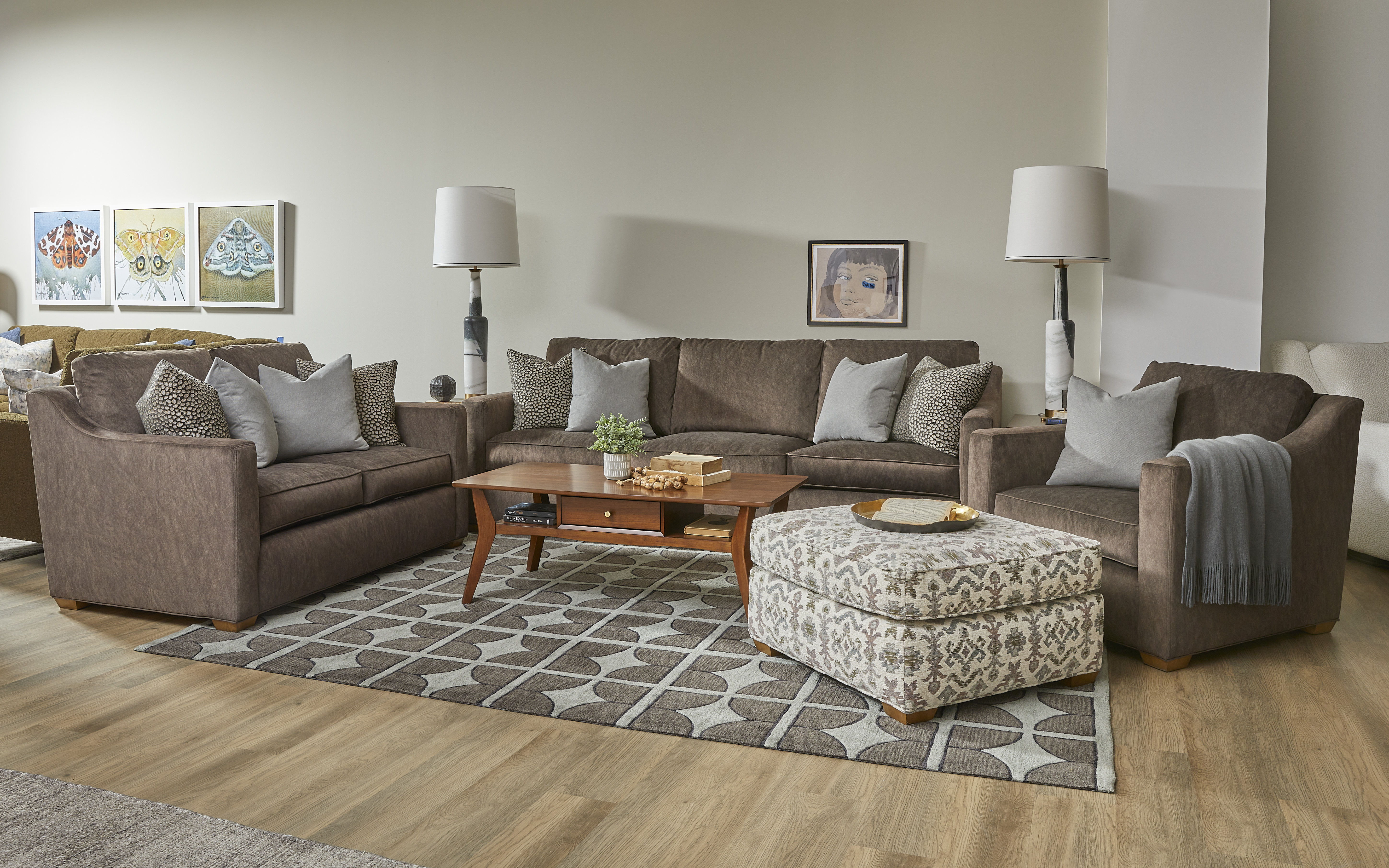 Milo - Fabric Sofa, gray