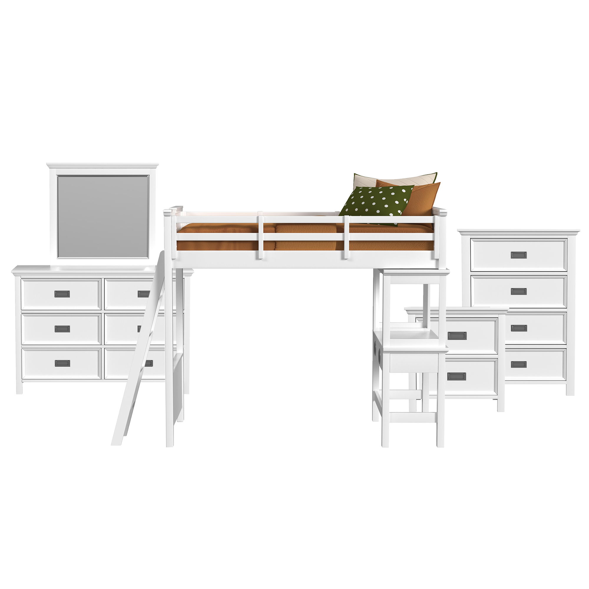 Twin · 5 Pc · Bedroom Set