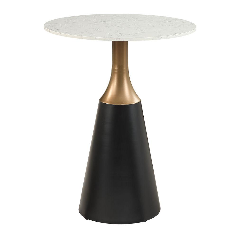 Jaramillo - Counter Height Table - Natural Marble Top & Black, black, view 2