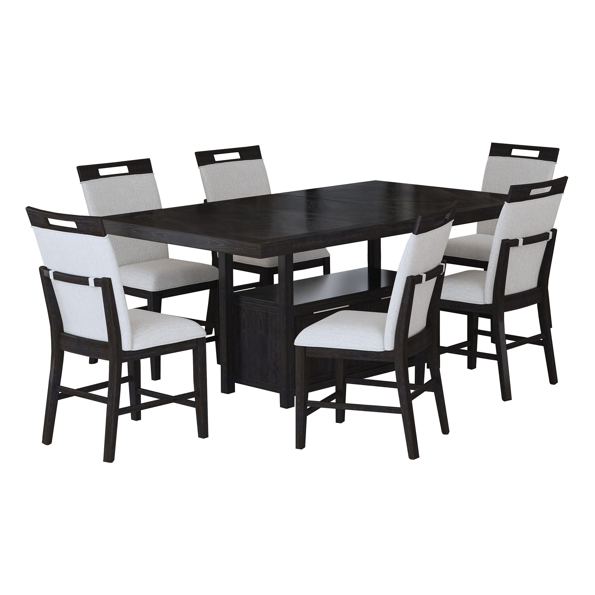 7 Pc · Table And Six Chairs