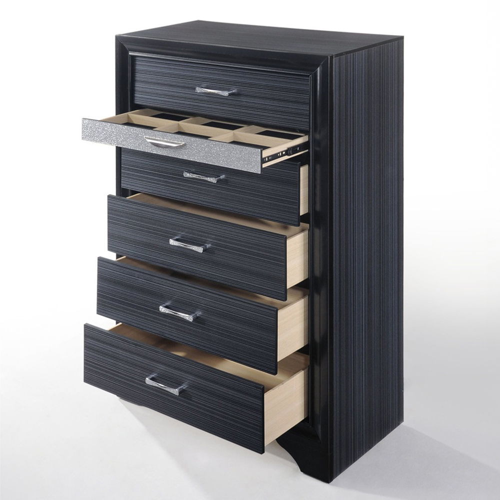 Naima - Chest - Black, black, view 3