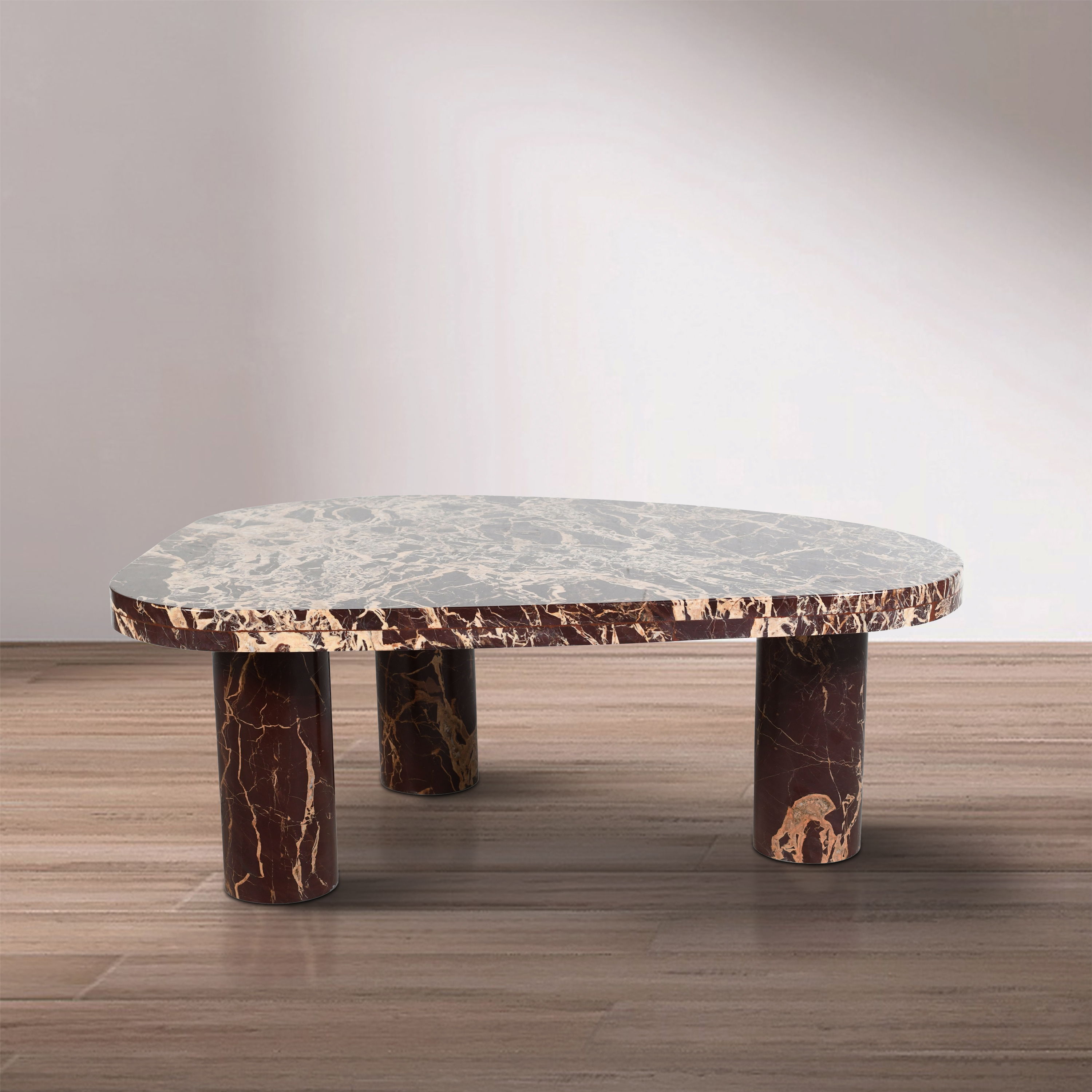 Messina - Coffee Table - Burgundy