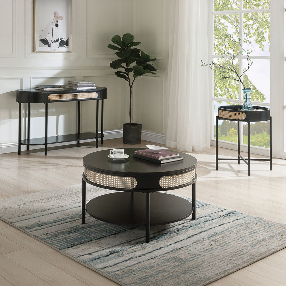 Colson - Sofa Table - Black, black, view 4