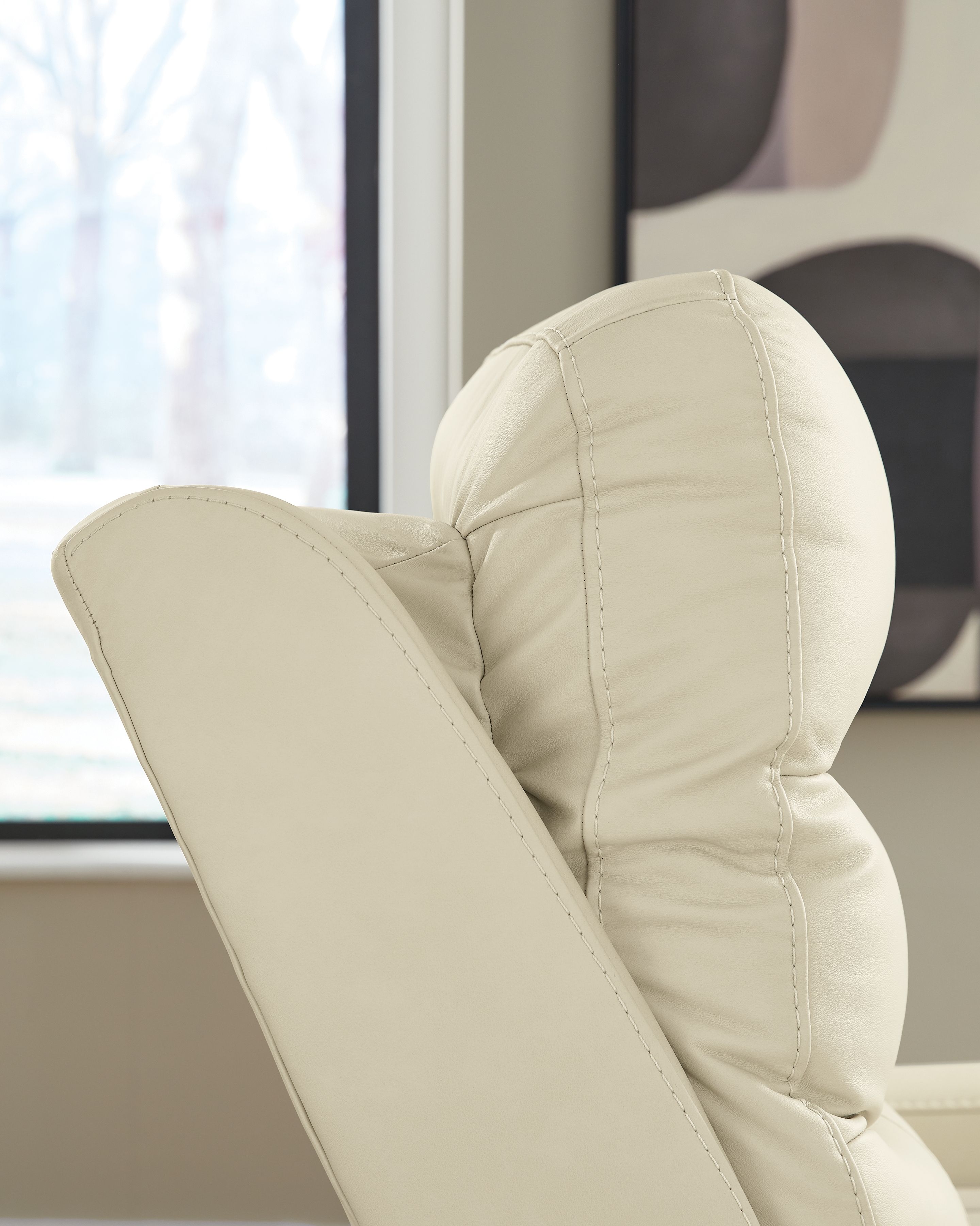 Ashley Furniture Pennacle Pier - Power Recliner With Adjustable Headrest - Canvas - Image 9