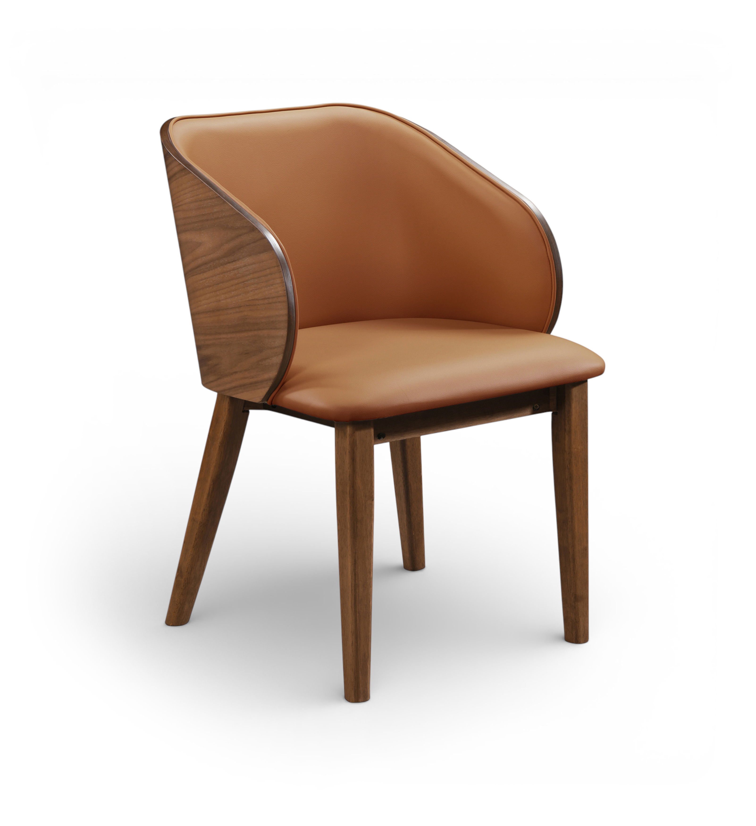 Glenwood - Vegan Leather Upholstered Dining Chair (Set of 2) - Tan