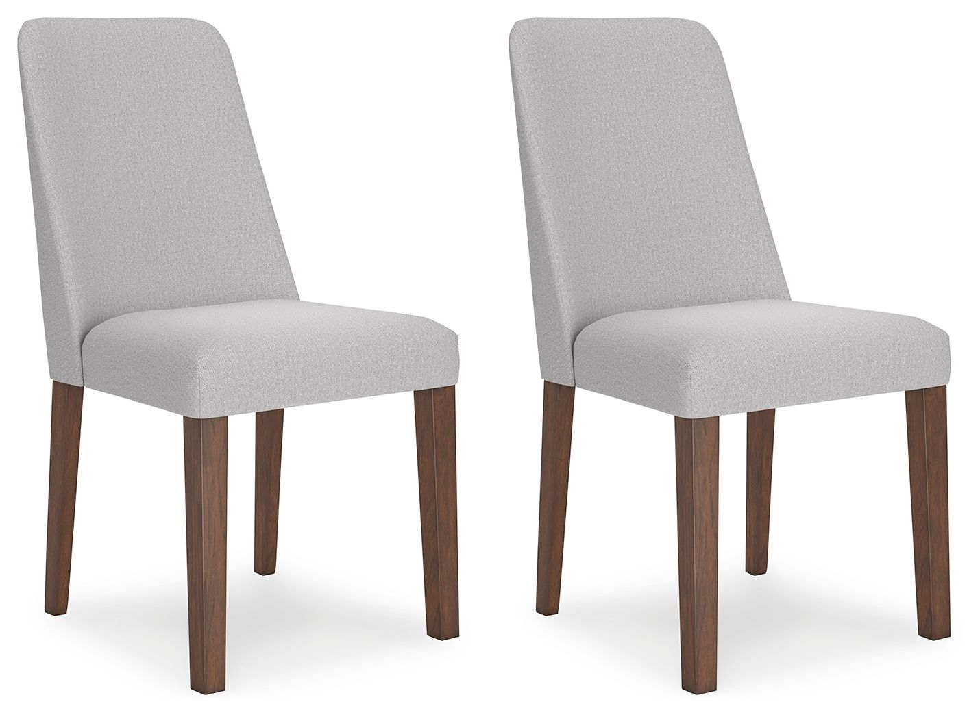 Lyncott - Dining Uph Side Chair (Set of 2) - Light Gray / Brown