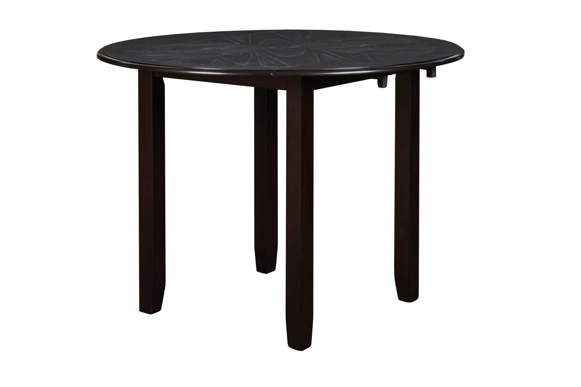Gia - 3 Piece Dining Set (Dining Drop Leaf Table & 2 Chairs) - Ebony