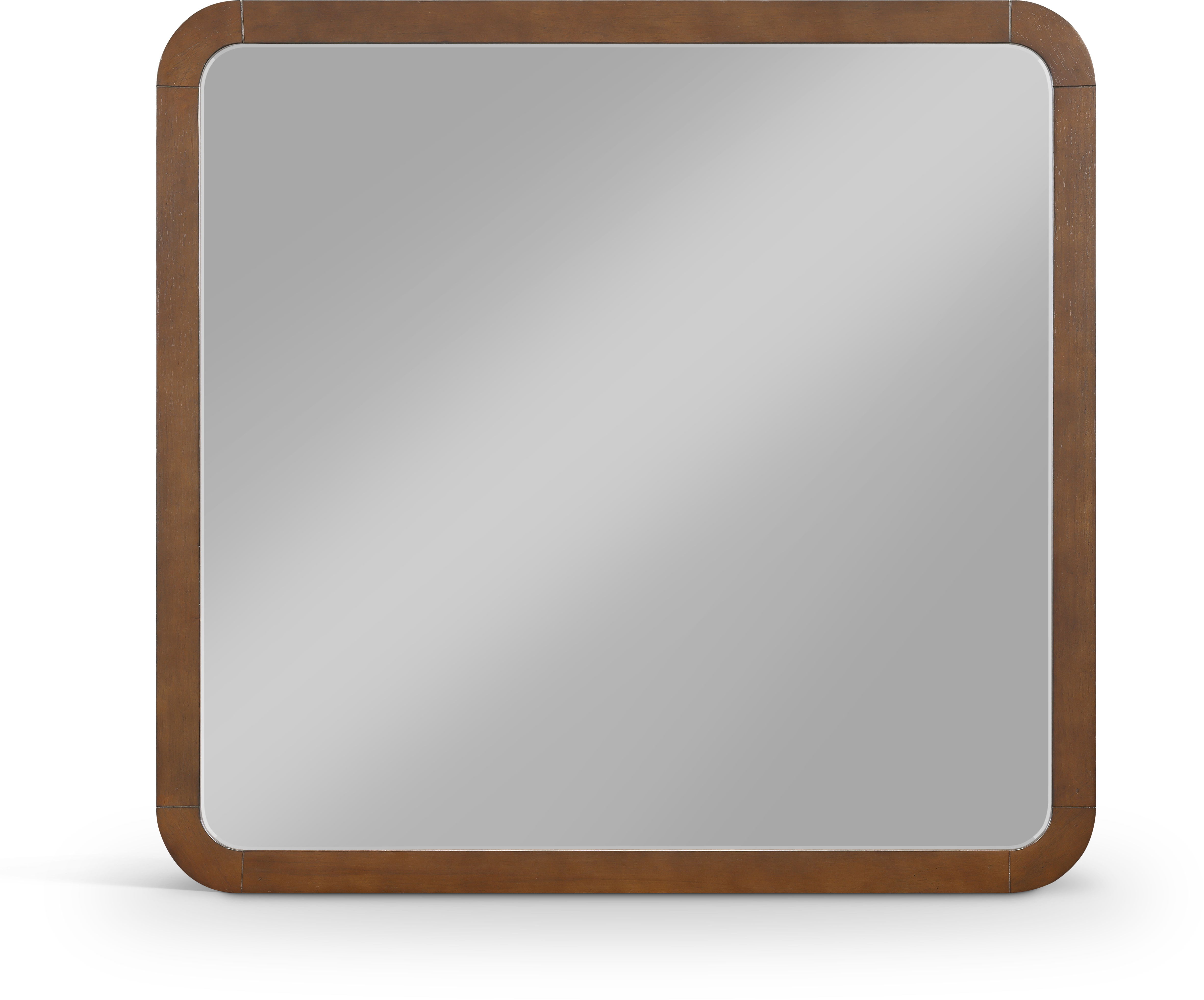 Giada - Solid Wood And Veneer Mirror - Brown
