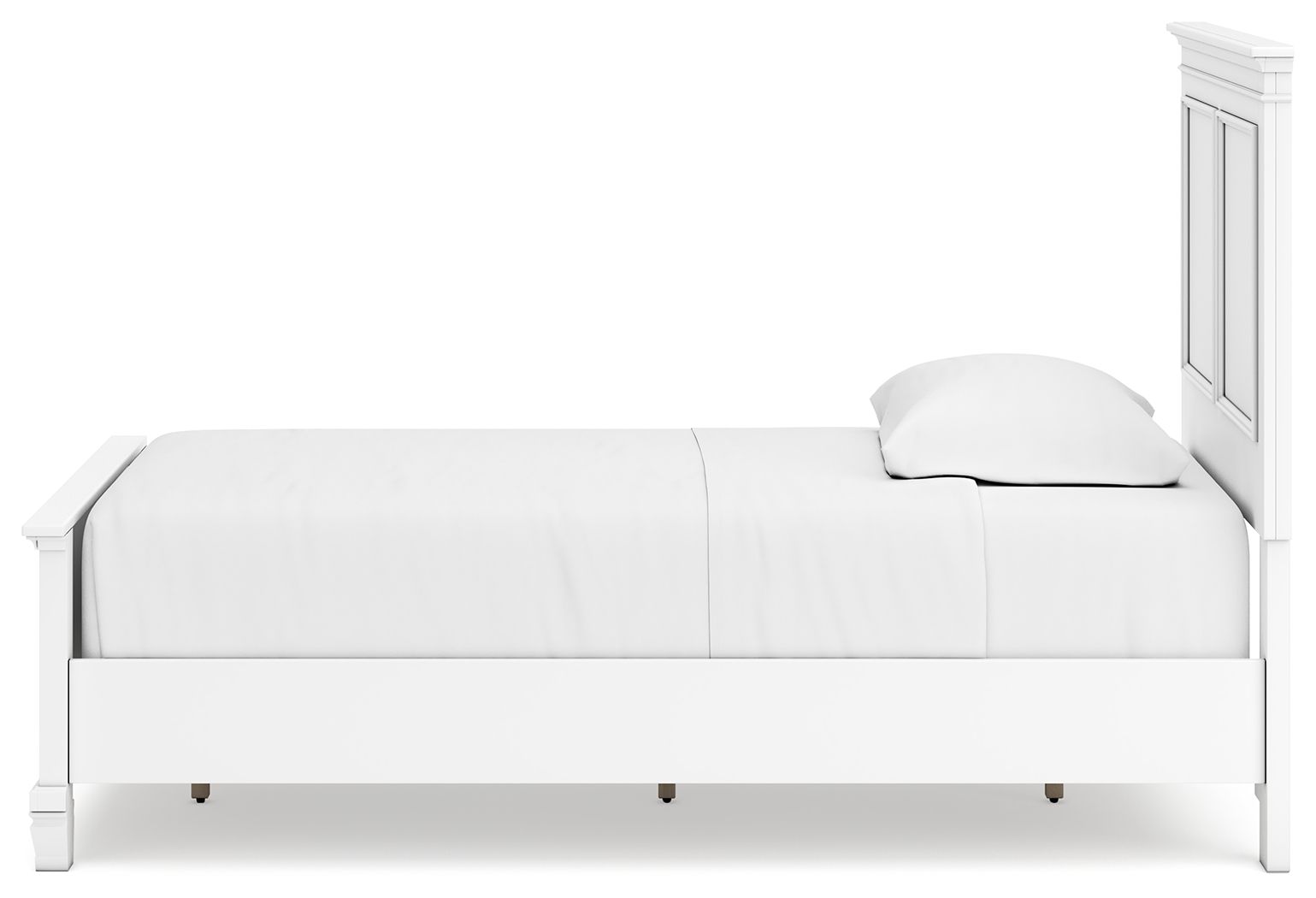 Ashley Furniture Fortman - Twin Panel Bed - White - Image 8