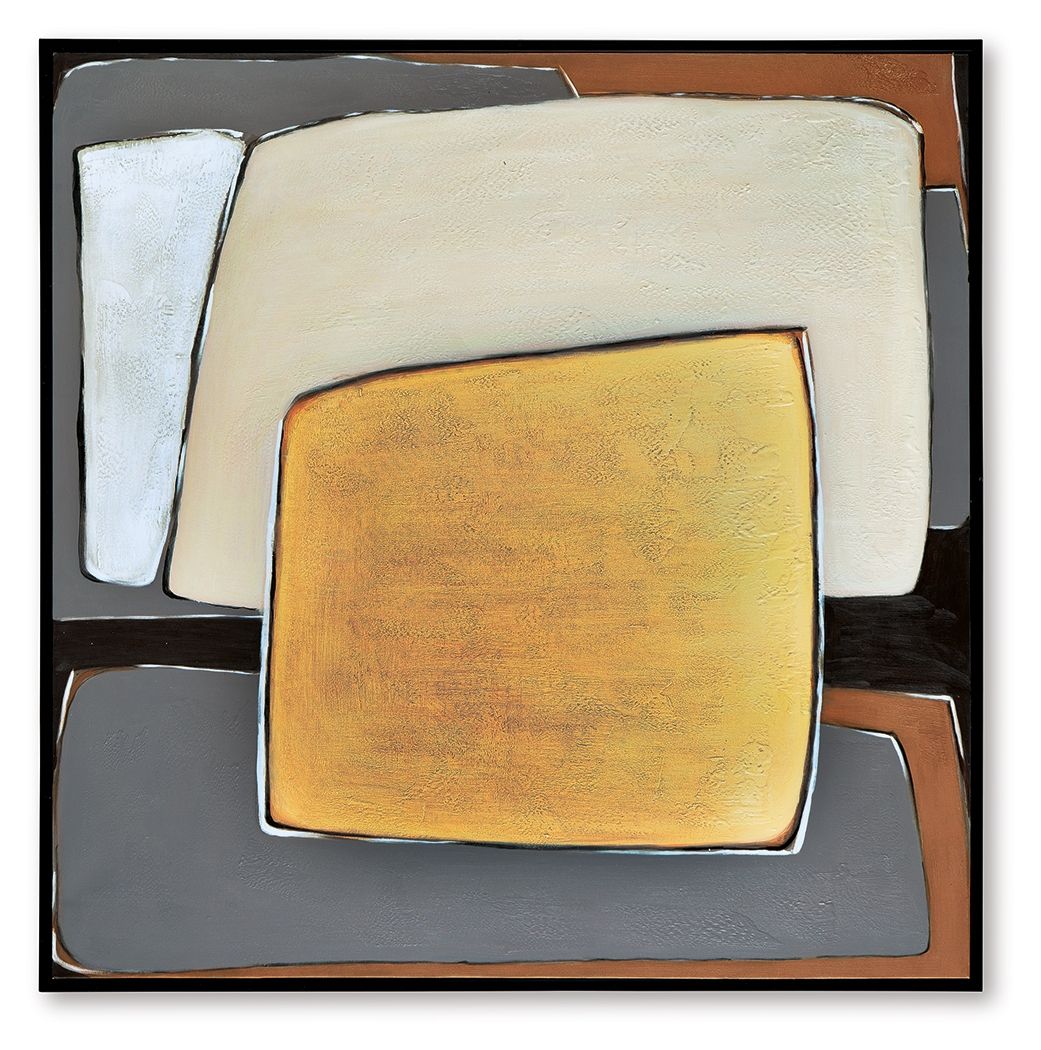 Ashley Furniture Actman - Wall Art - Cream / Brown / Gray - Image 4