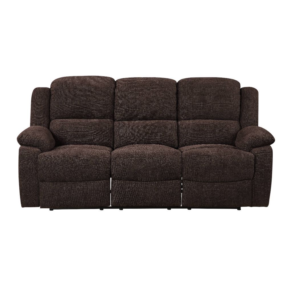 Madden - Motion Sofa - Brown Chenille, dark brown, view 2