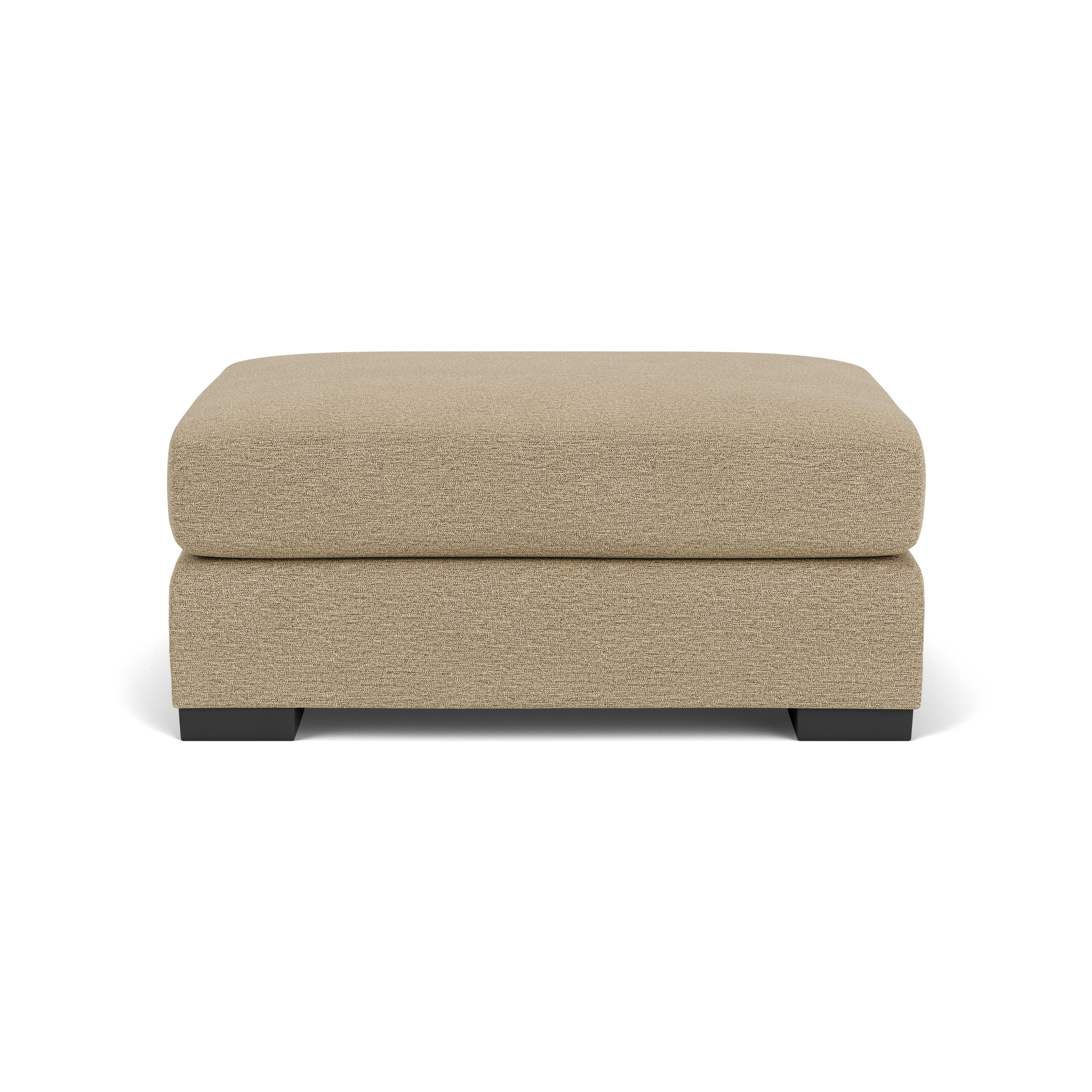 Noah - Fabric Ottoman, beige, view 4