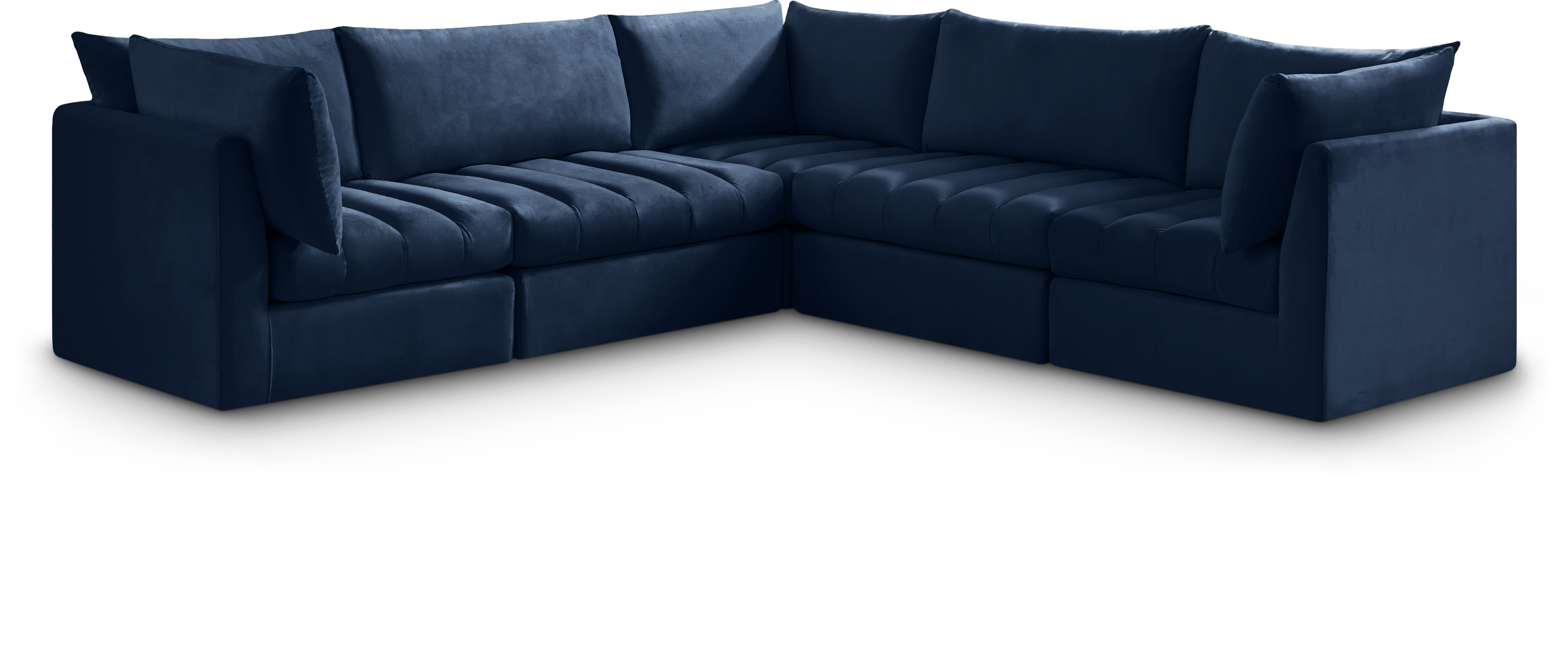 Jacob - Modular Corner Sectional 5 Piece - Navy