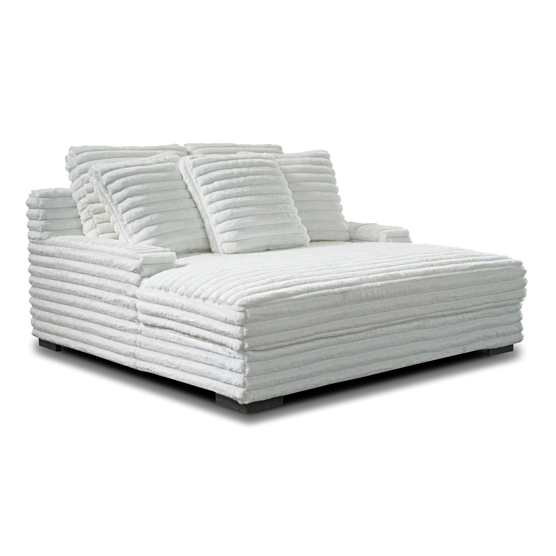 Embrace - Dual Chaise Lounge - White
