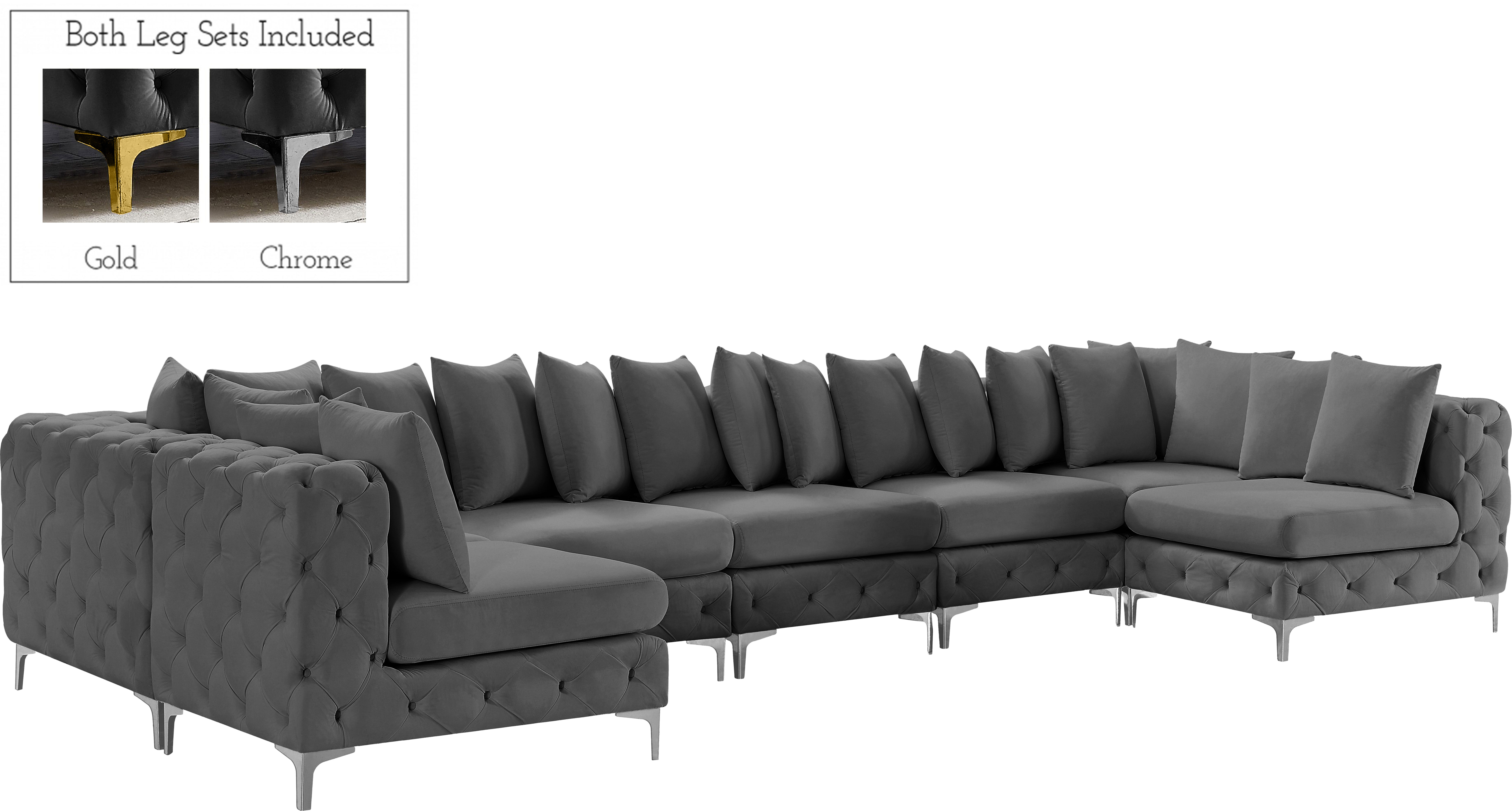 Tremblay - 7 Piece Modular Sectional - Gray