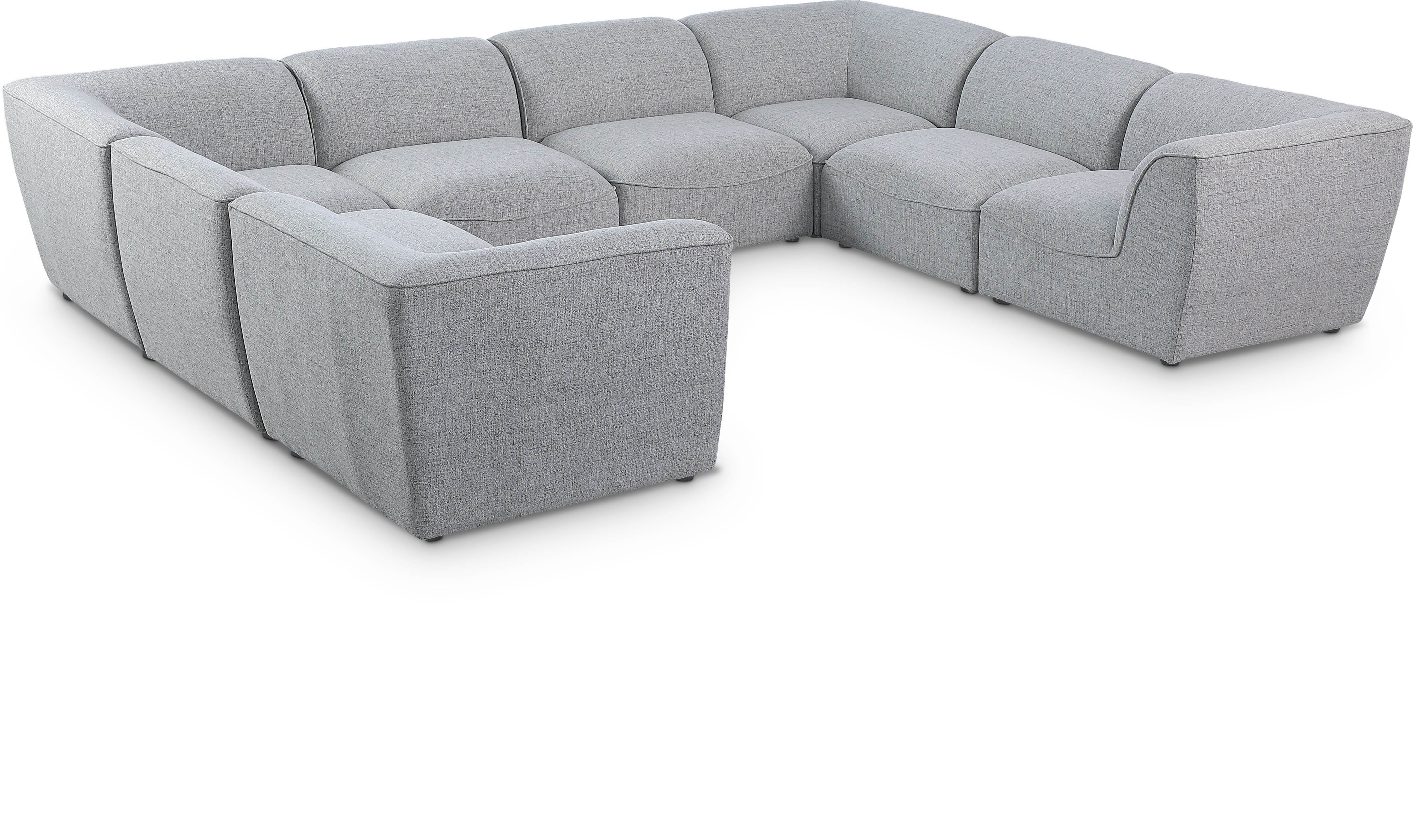 Miramar - 8 Piece Modular Sectional - Gray