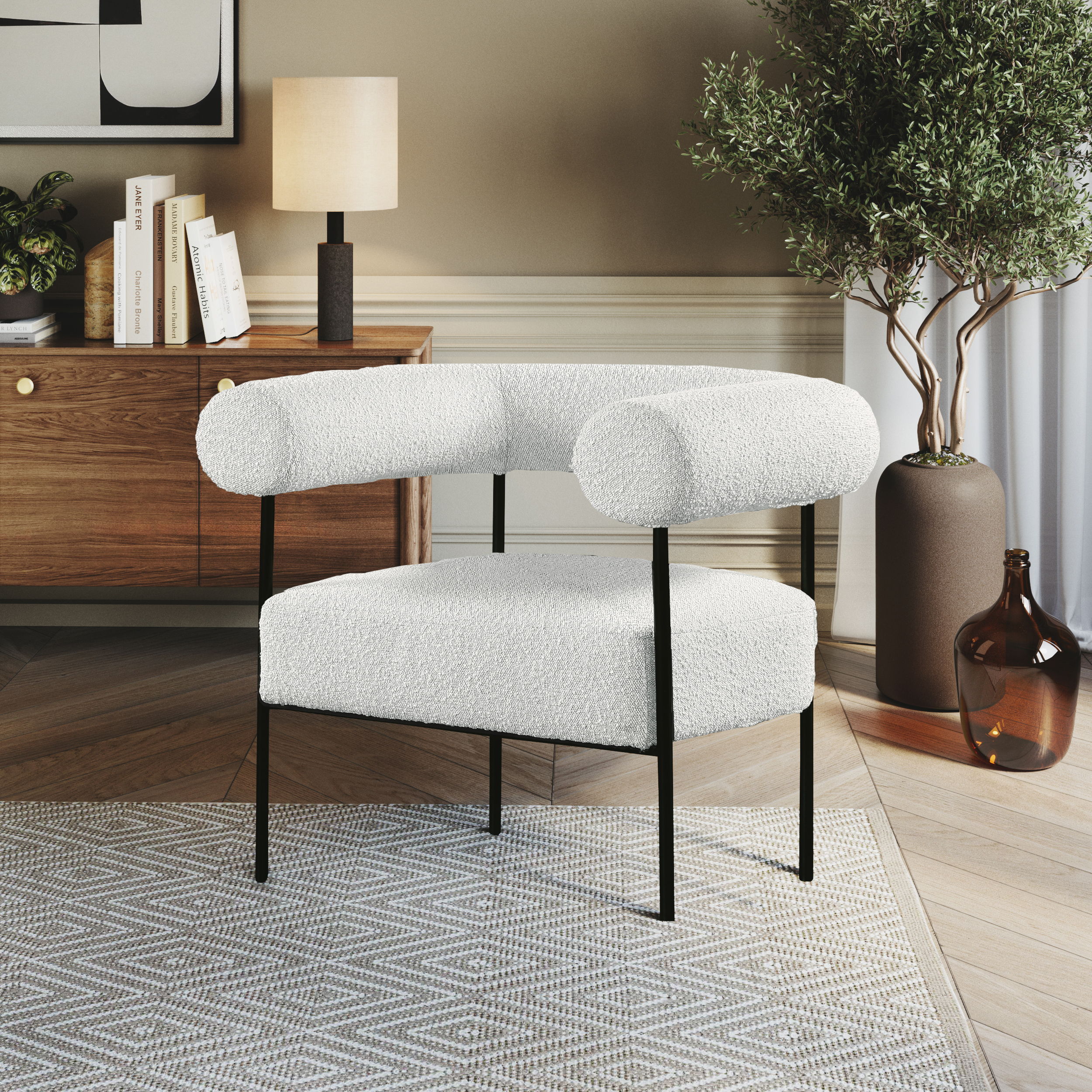 Blake - Accent Chair - Cream