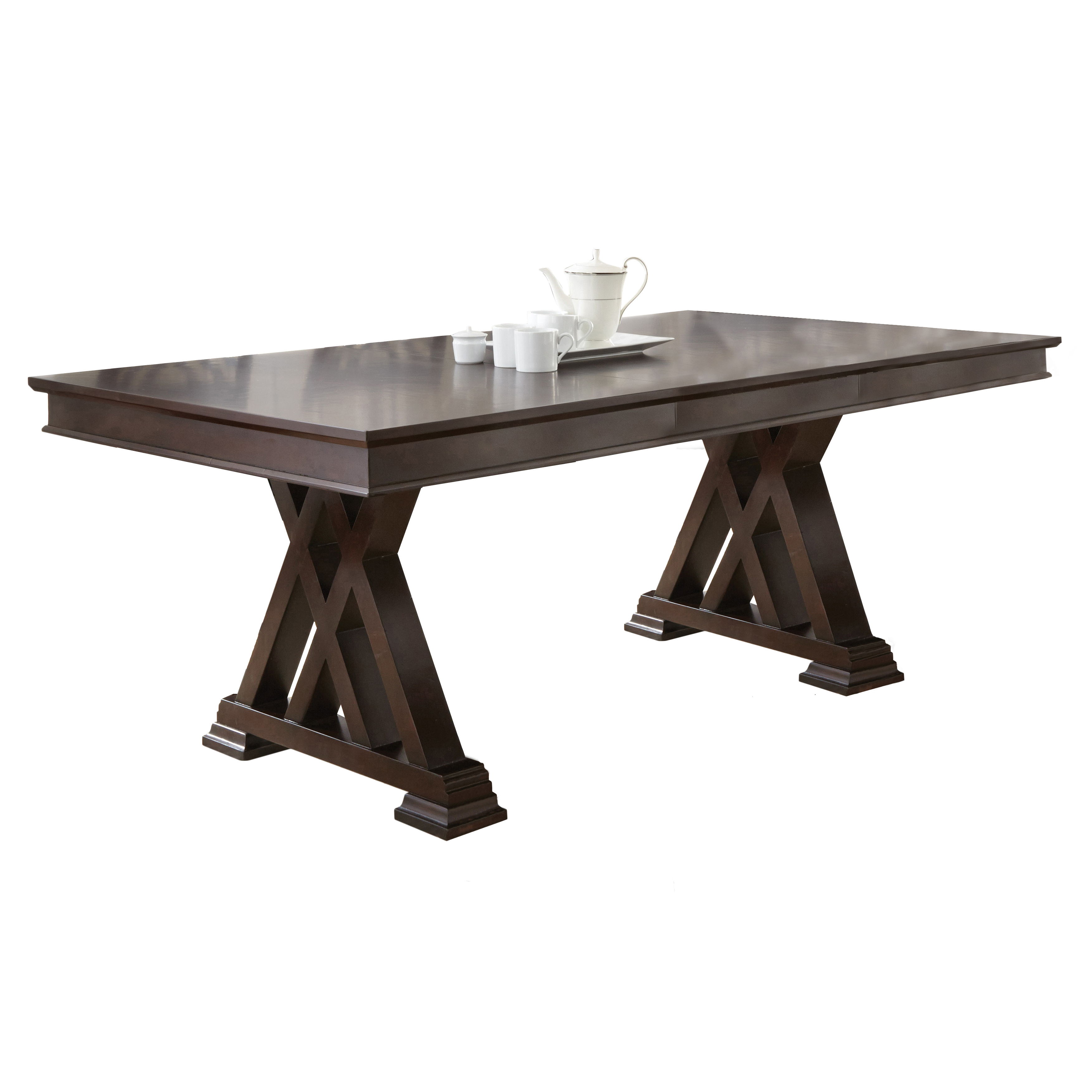 Adrian - Table Base - Dark Brown