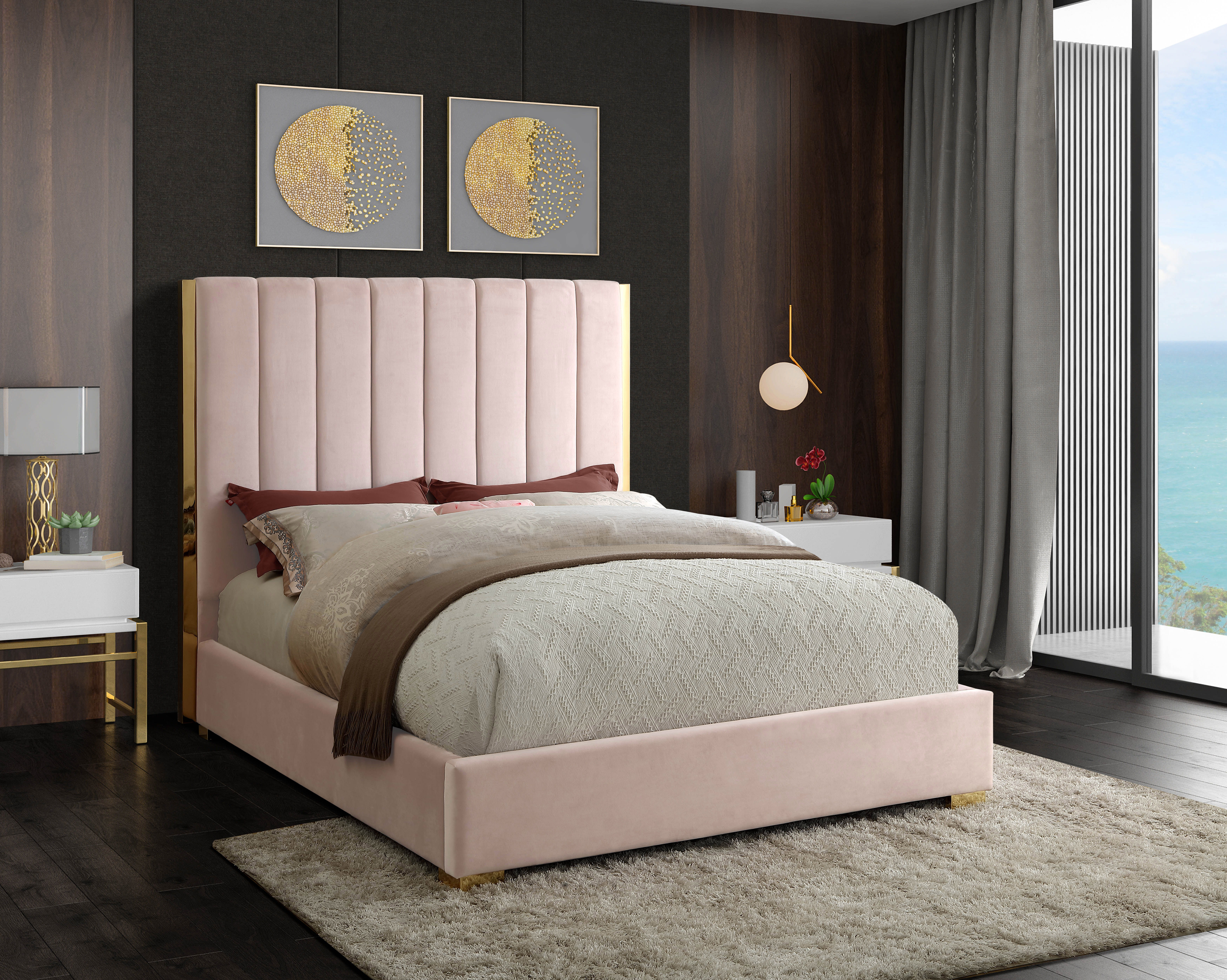 Becca - Queen Bed - Pink