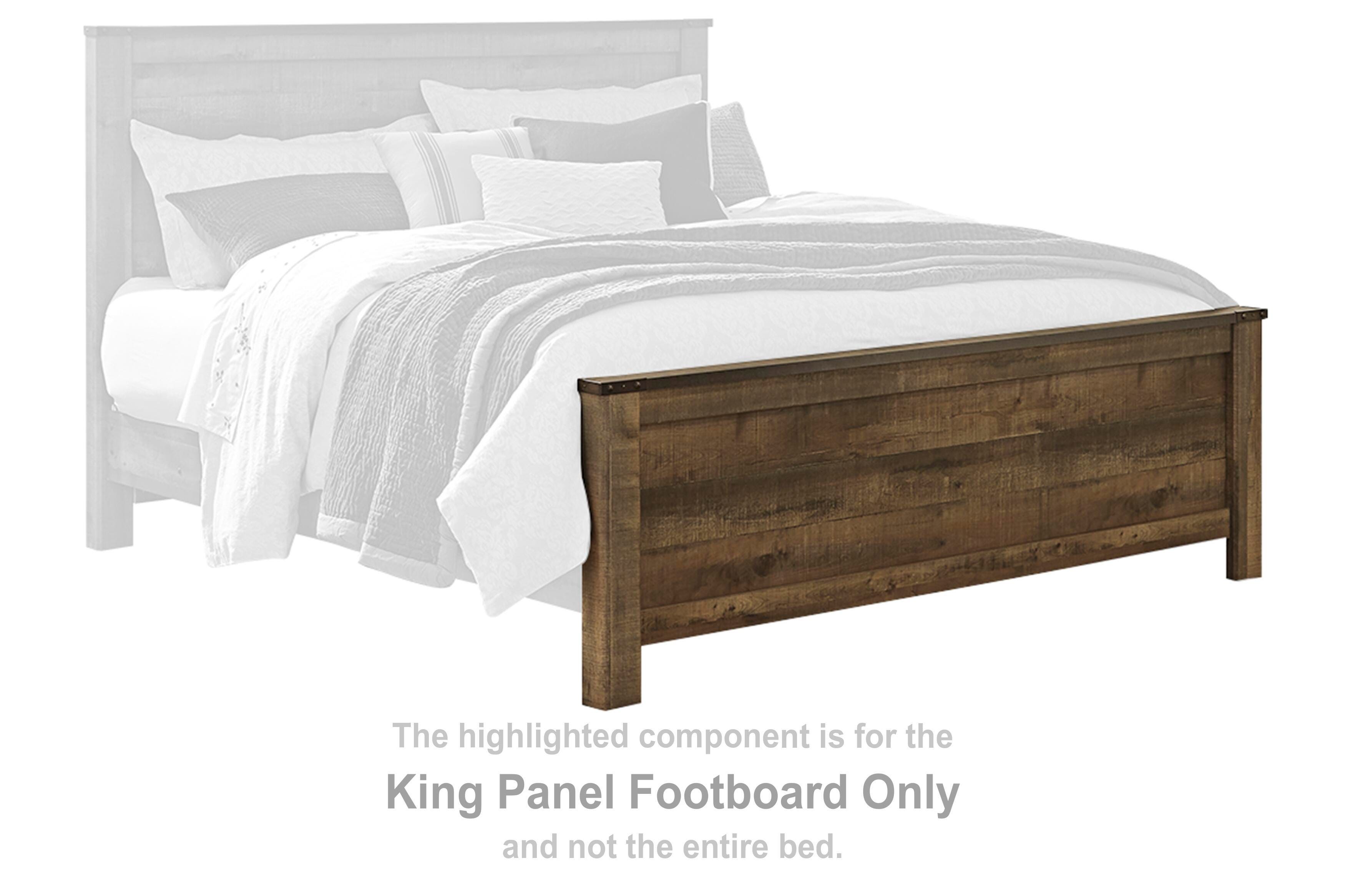 Trinell – King Panel Footboard – Brown