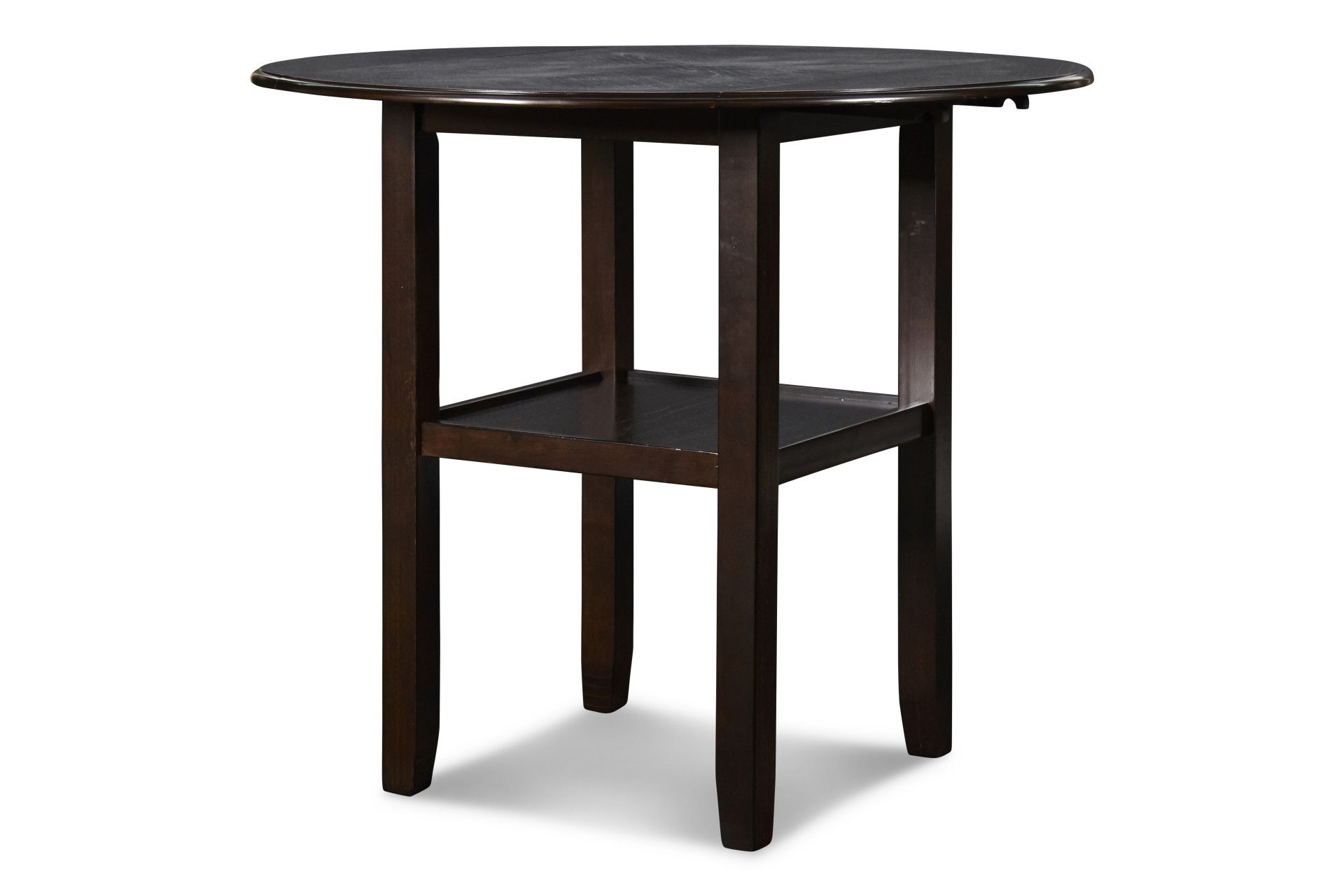 Gia - 3 Piece Dining Set (Counter Drop Leaf Table & 2 Chairs) - Ebony