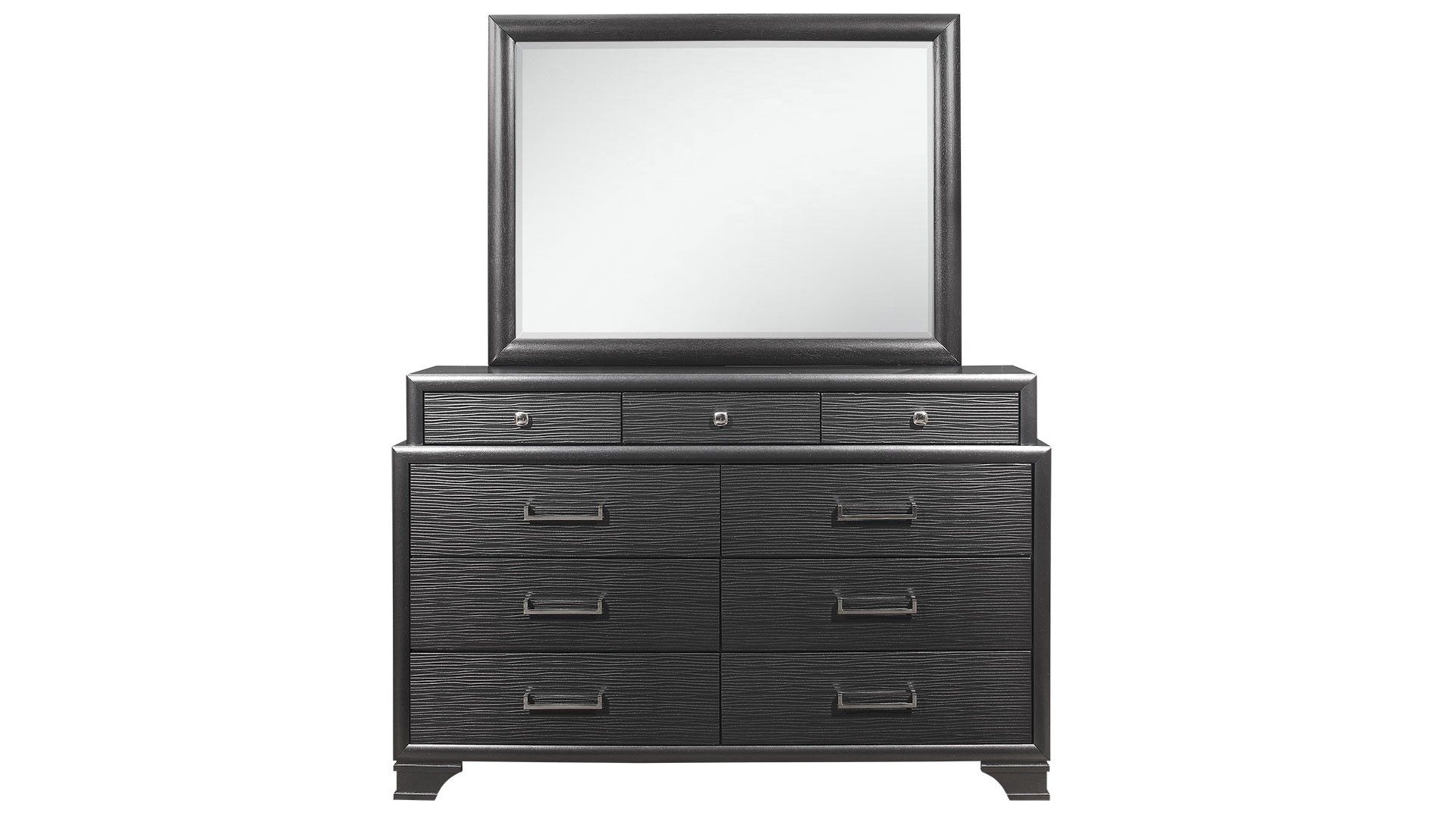 Jordyn - 5 Piece Queen Bedroom Set - Gray