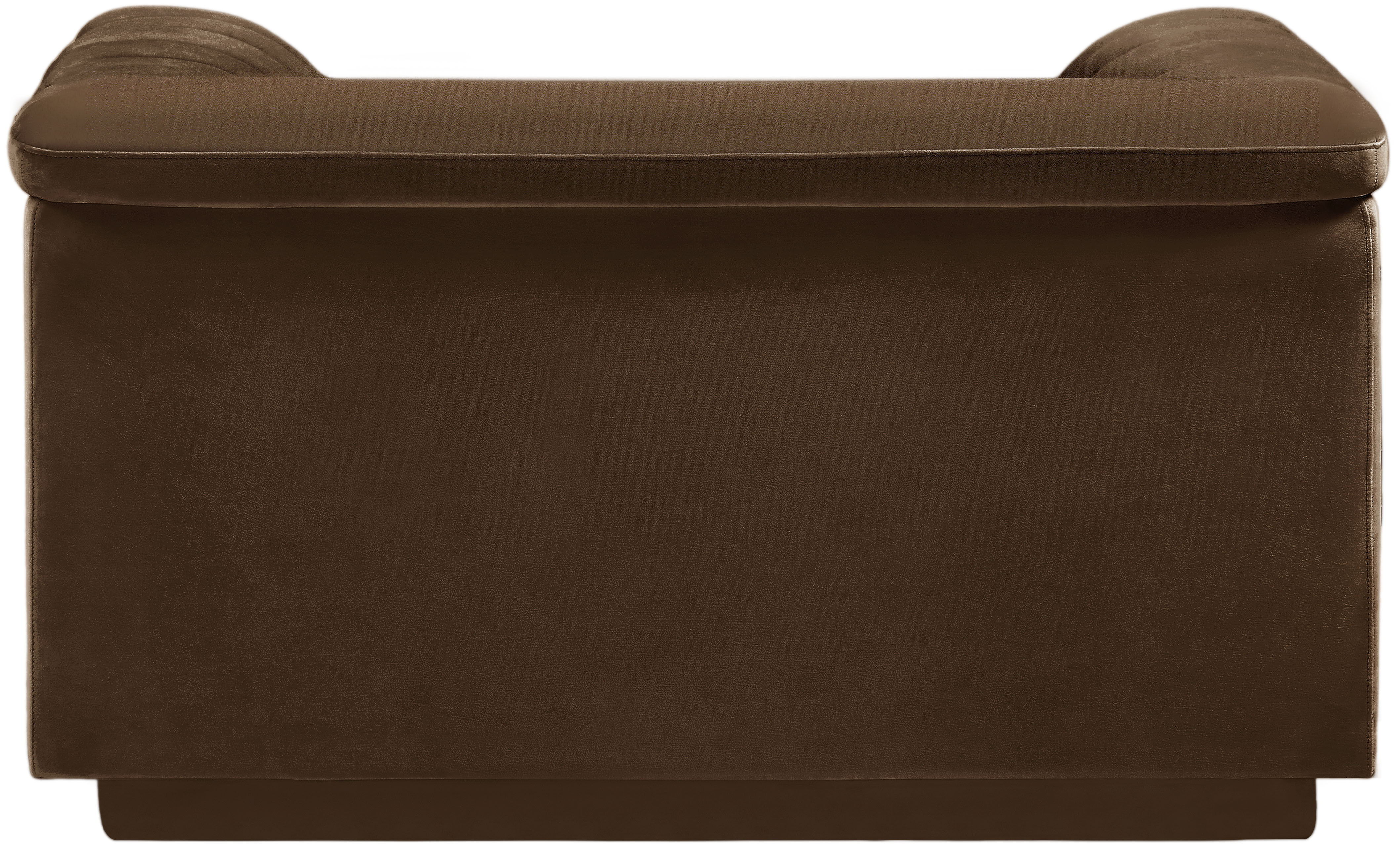 Cascade - Velvet Chair - Brown