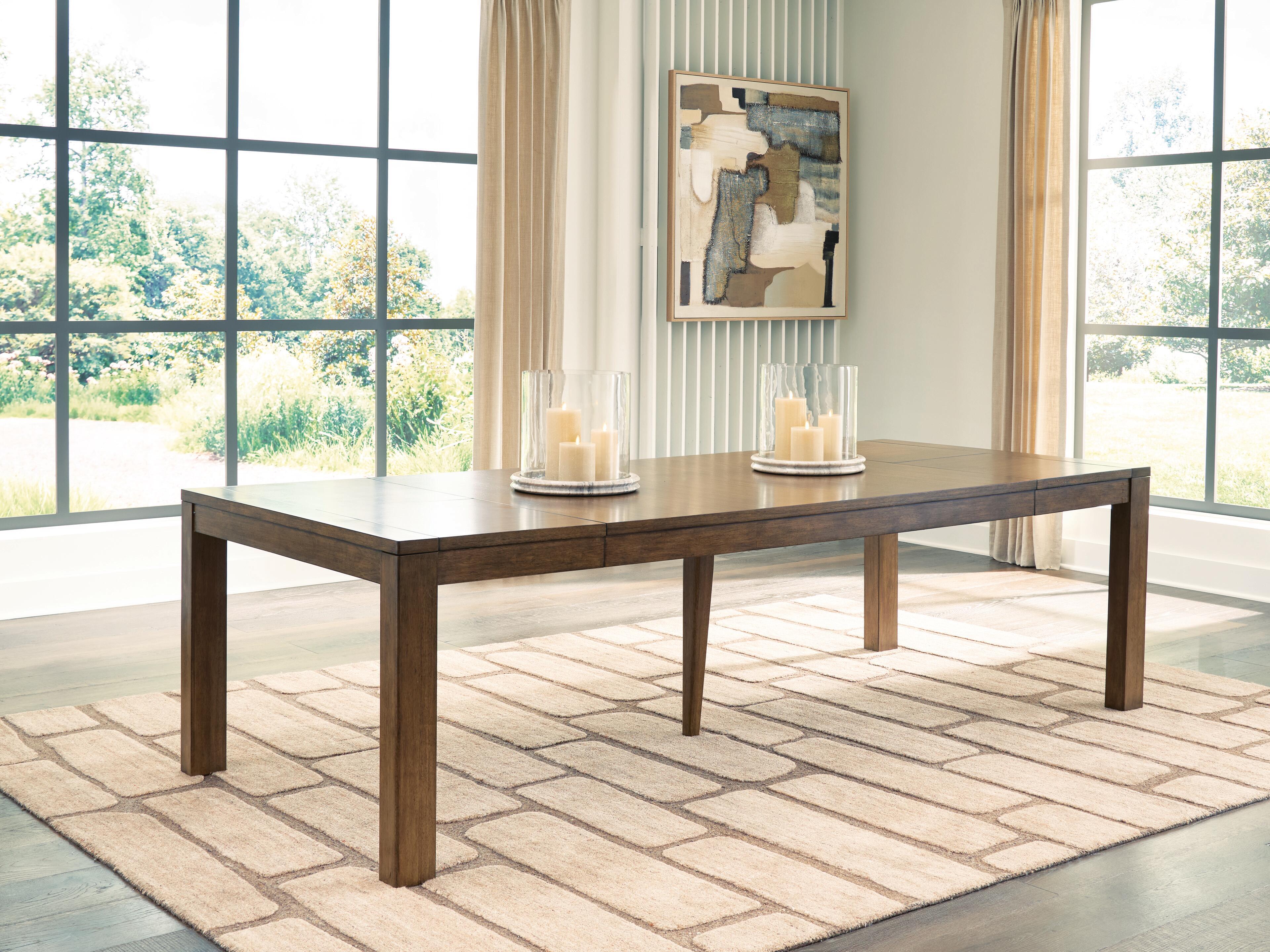 Ashley Furniture Marxmore - Rectangular Dining Room Butterfly Extension Table - Brown - Image 2