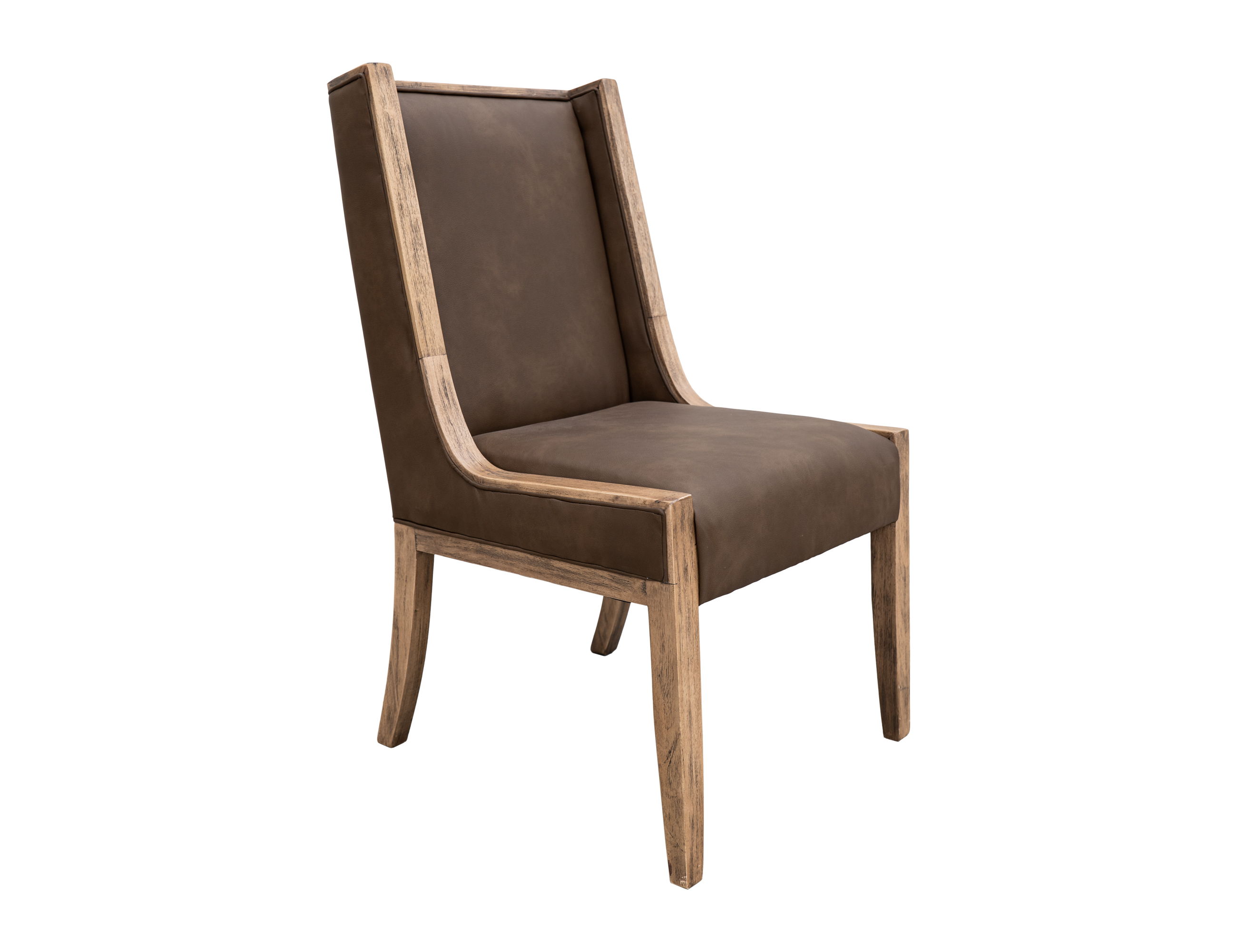 International Furniture Direct Balam - Upholstered Chair (Set of 2) - Brown