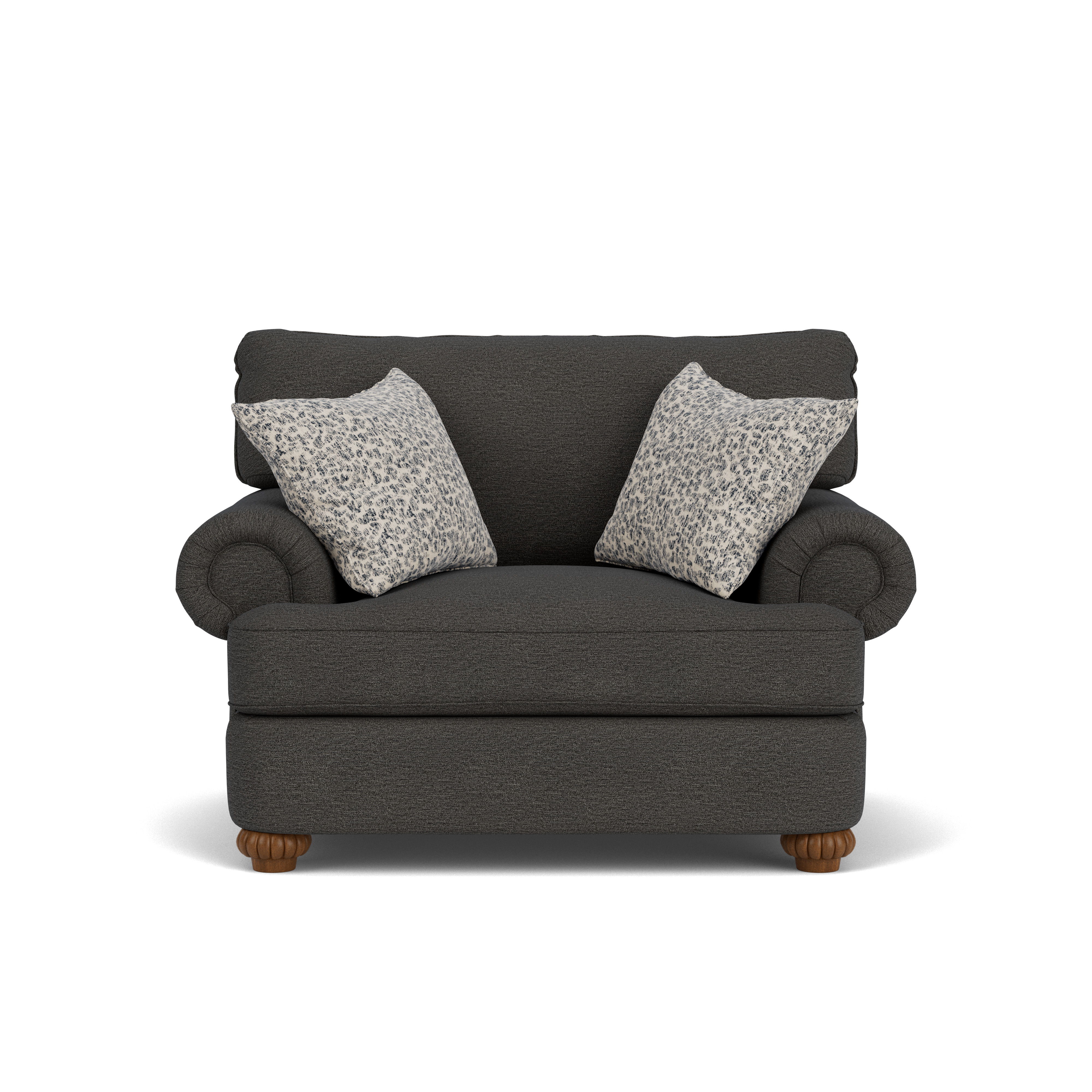 Patterson - Fabric Chair, dark gray, view 4