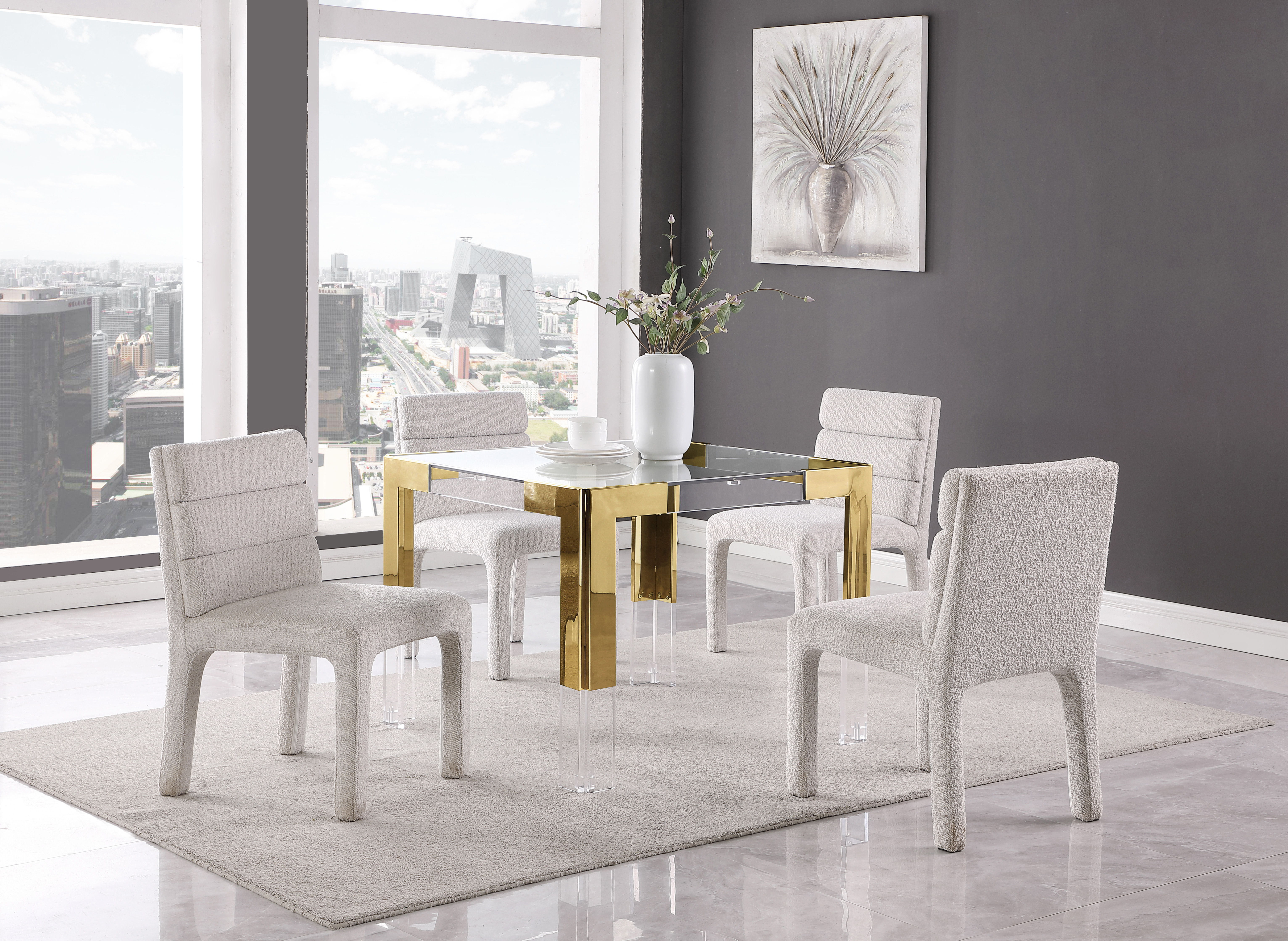 Casper - Dining Table - Gold