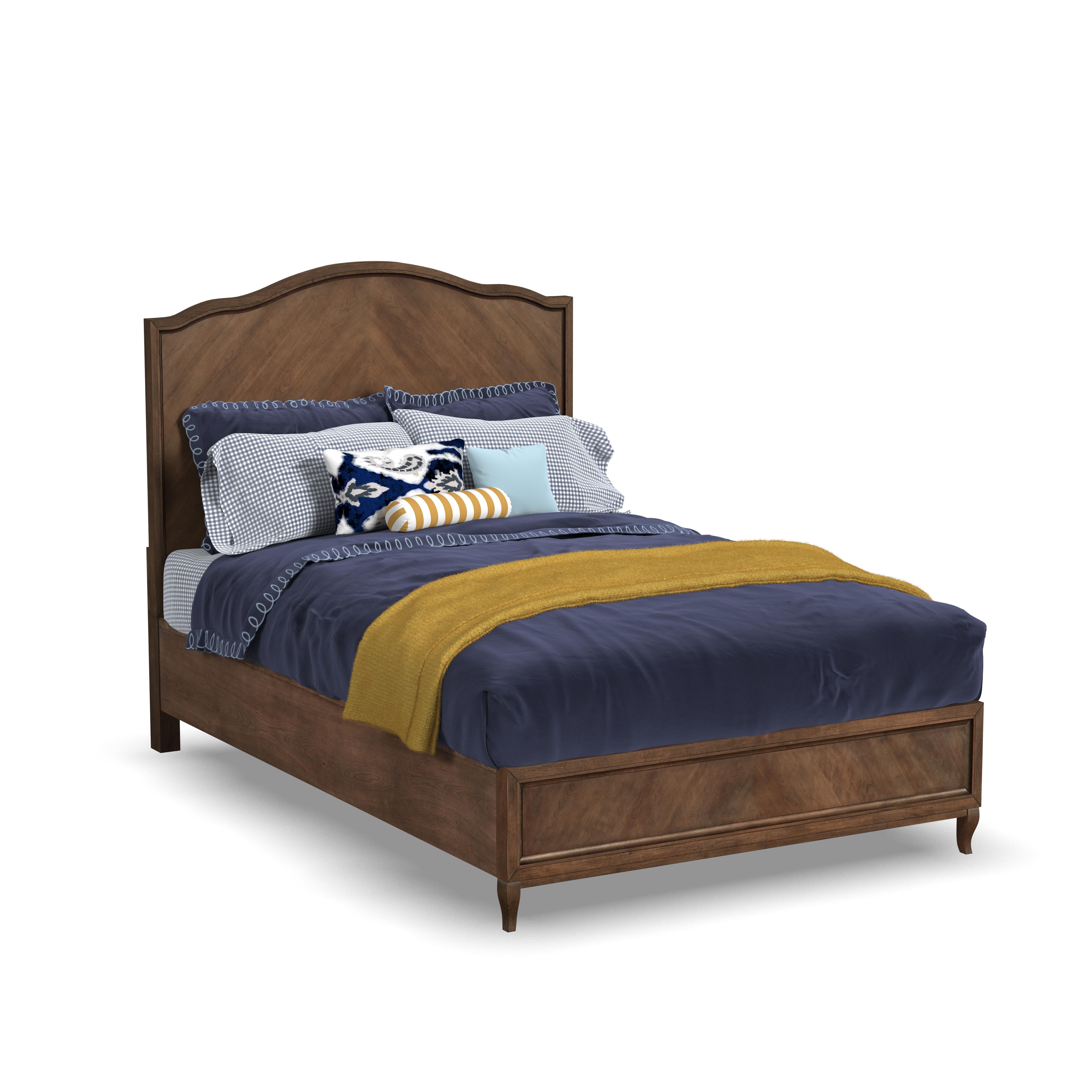 Bellevue - Queen Bed - Dark Brown, dark brown