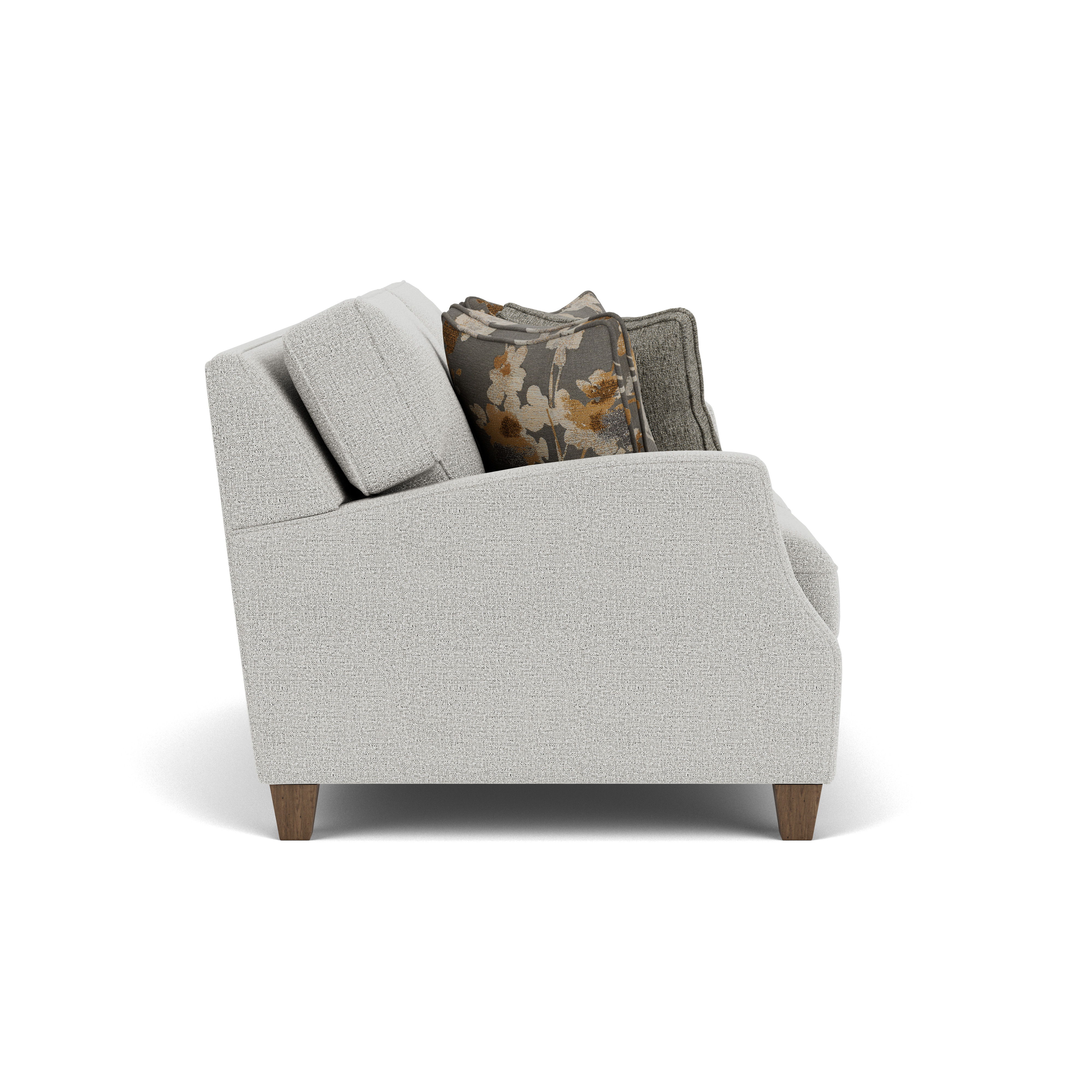 Lennox - Fabric Loveseat, light gray, view 6