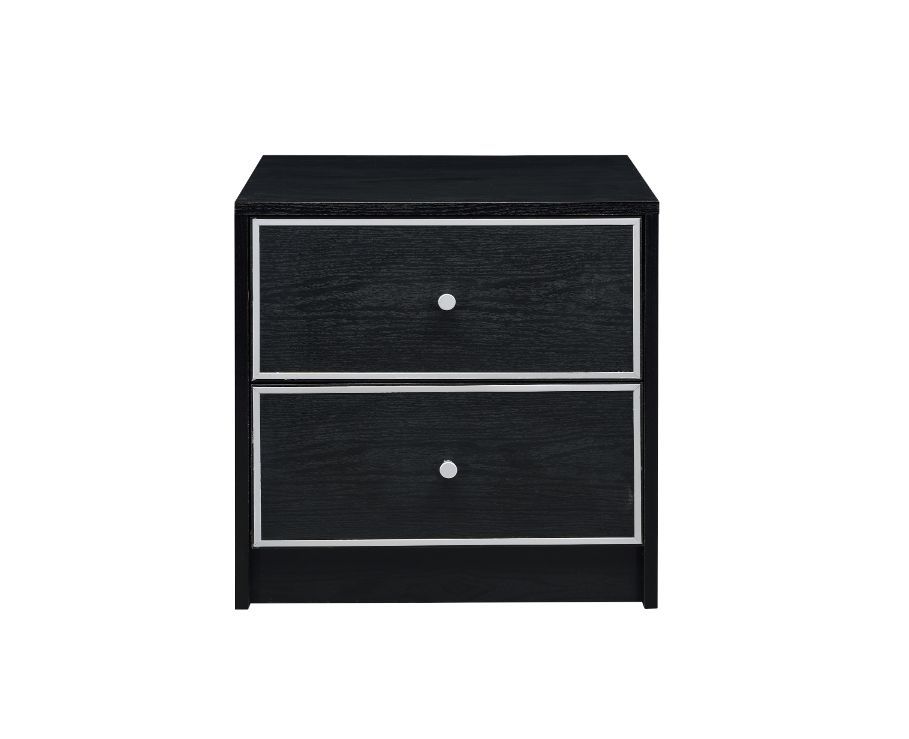 Jabir - Accent Table - Black & Silver, black, view 3